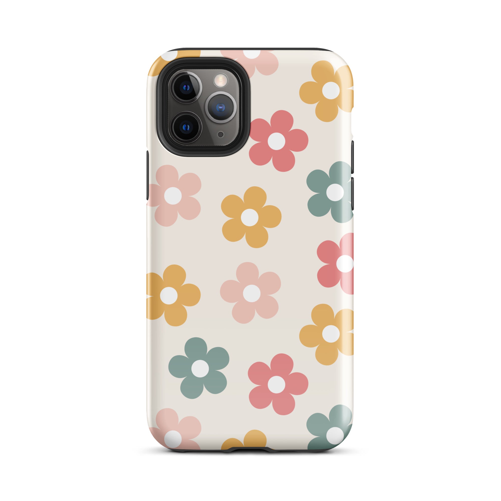 Boho Retro Flowers iPhone Case
