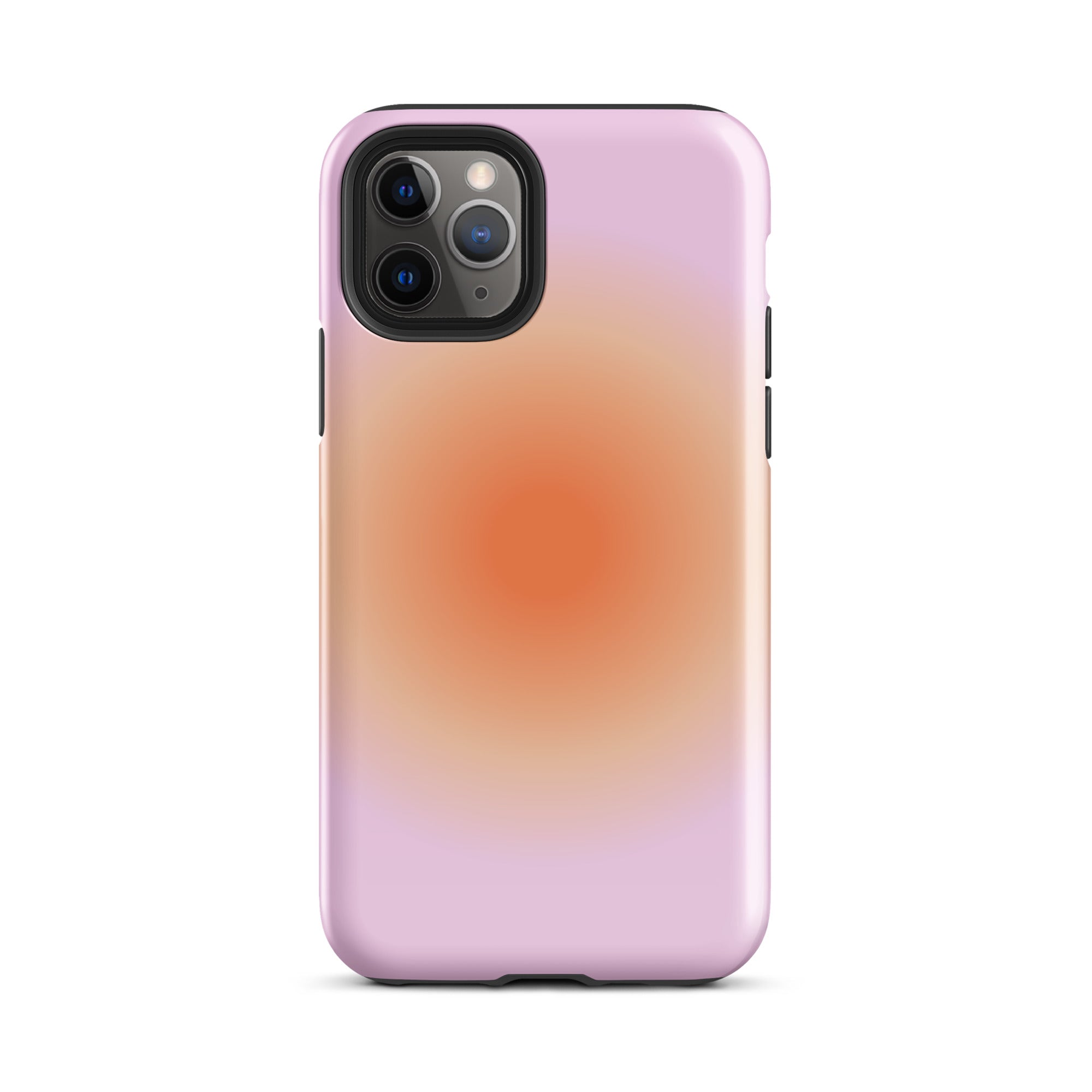 Orange & Purple Aura iPhone Case