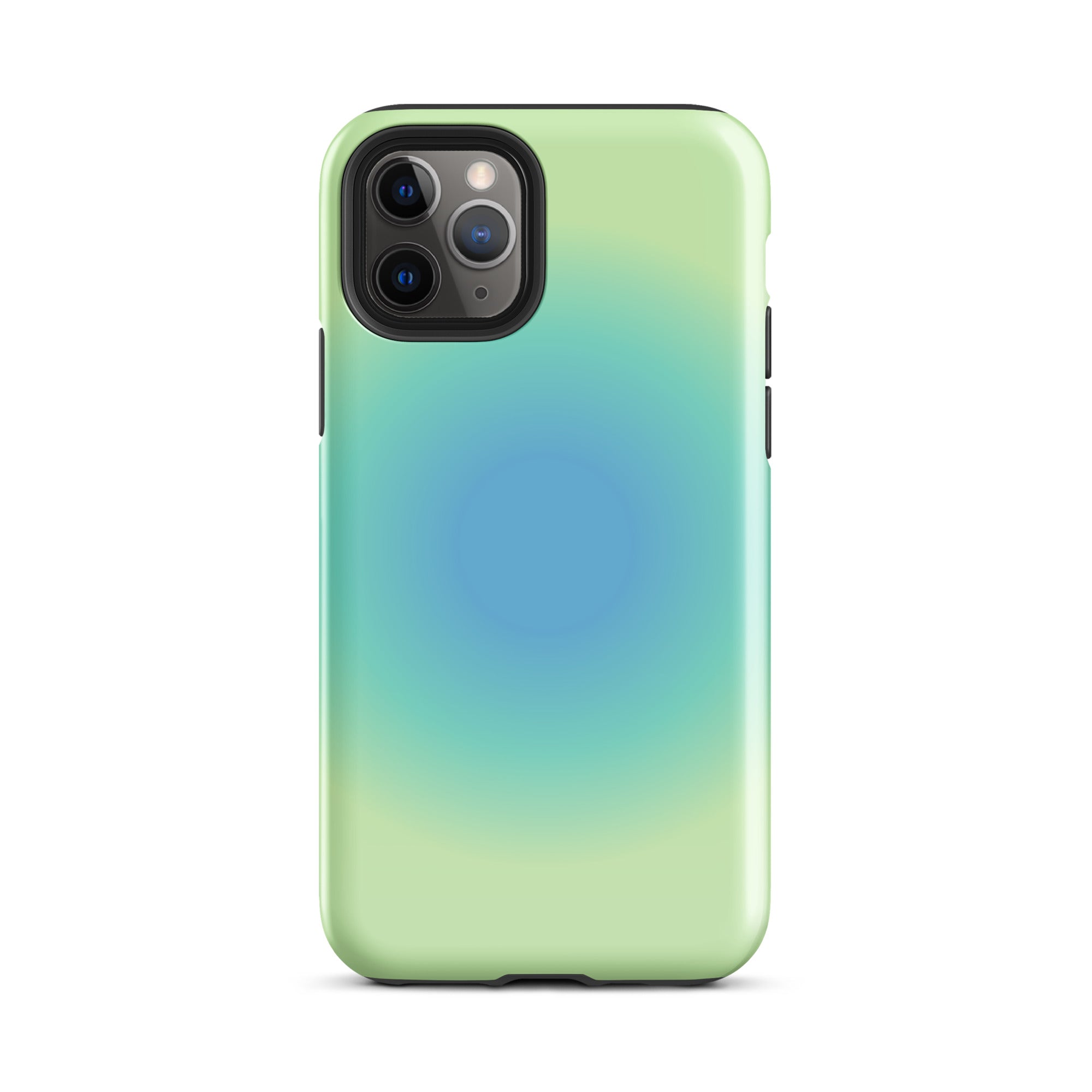 Blue & Green Aura iPhone Case