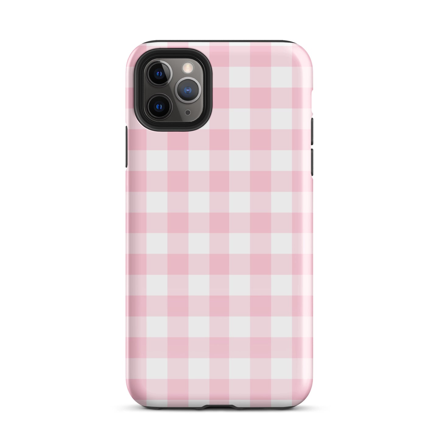 Pink Gingham iPhone Case iPhone 11 Pro Max Glossy