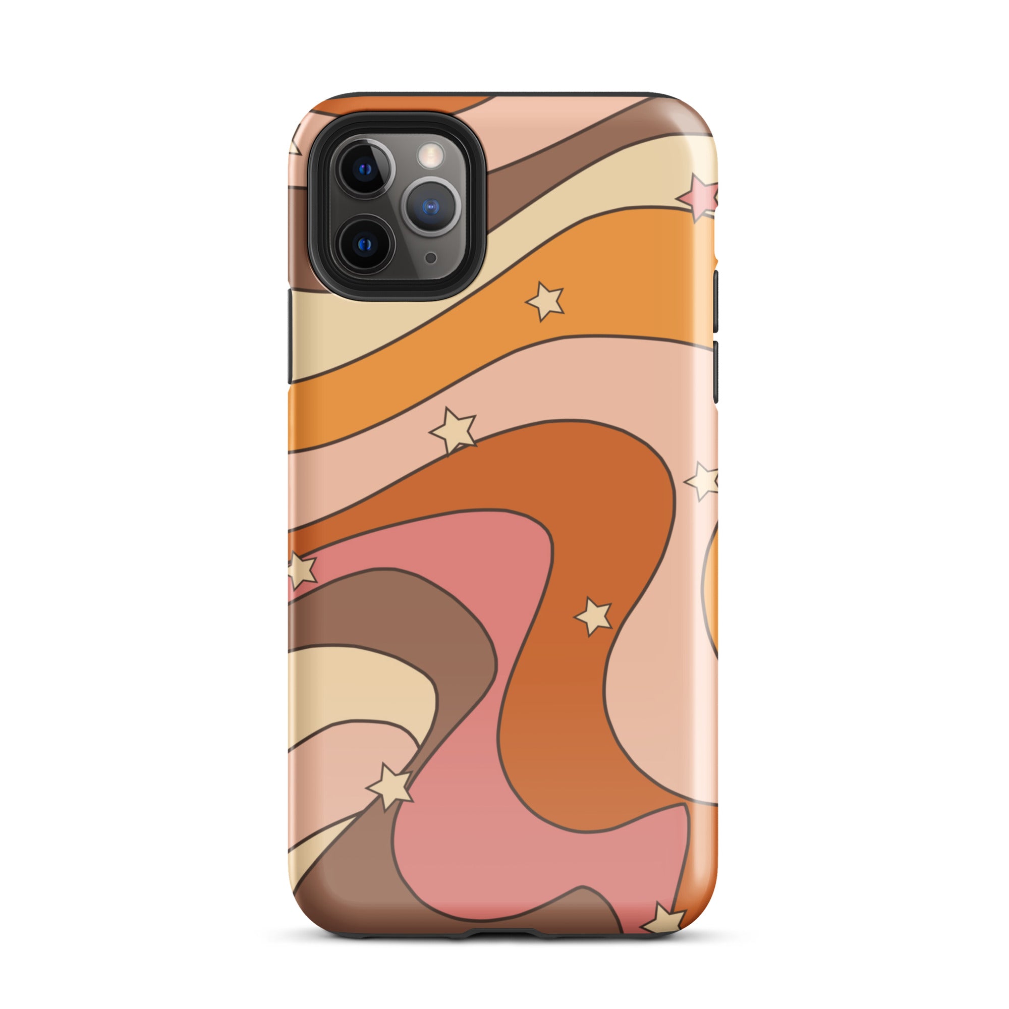 Stars Wavy iPhone Case iPhone 11 Pro Max Glossy