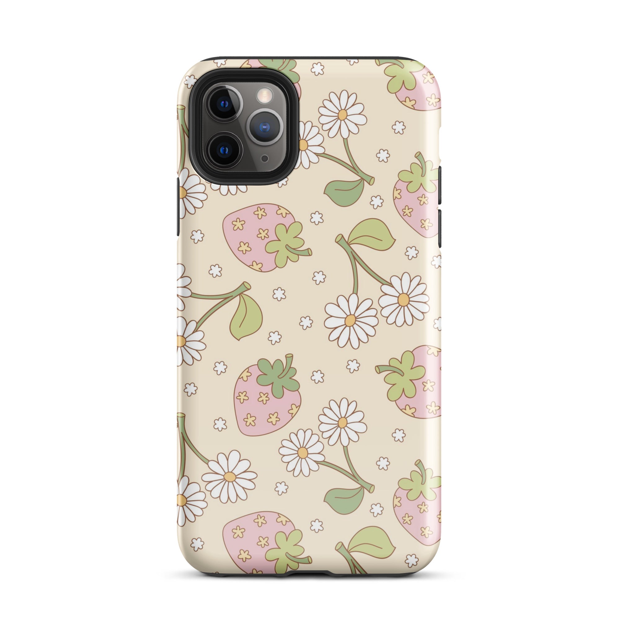 Strawberry Cream iPhone Case Glossy iPhone 11 Pro Max