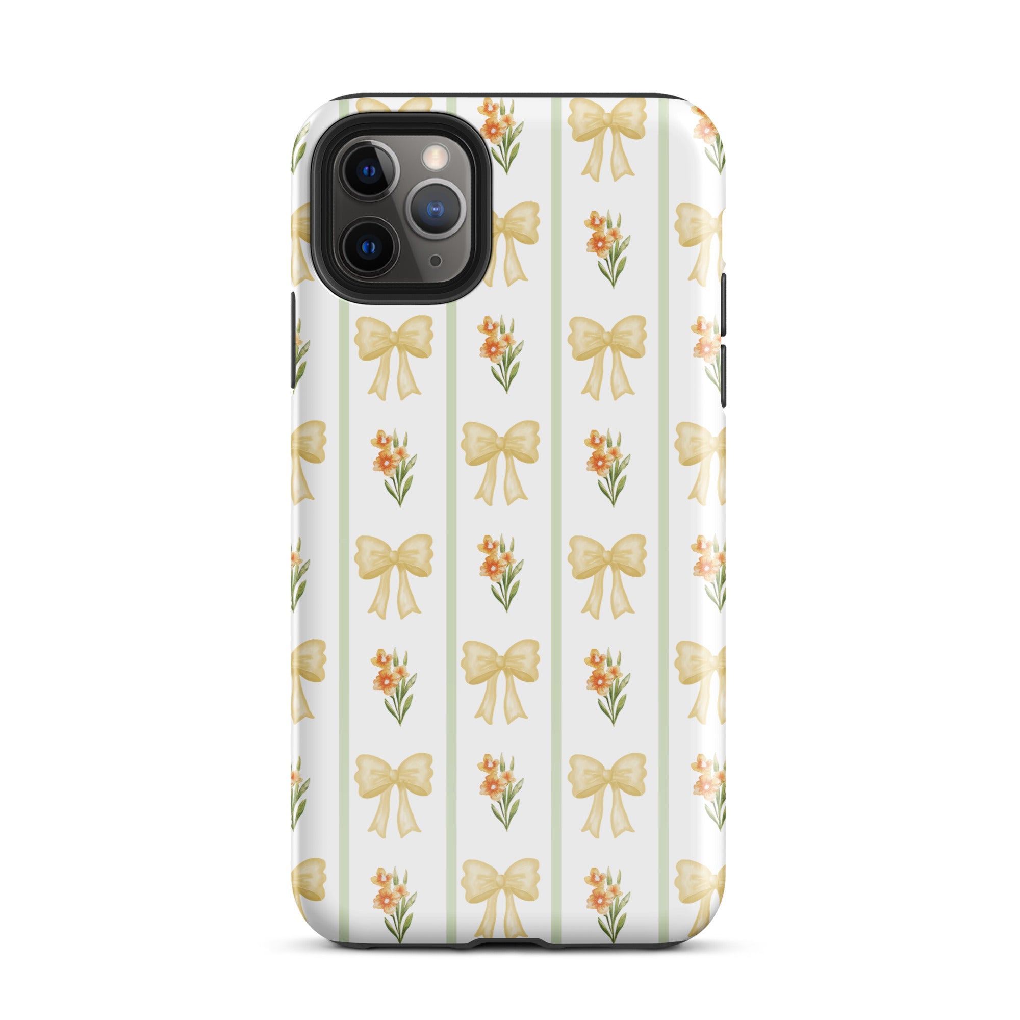 Yellow Bows iPhone Case