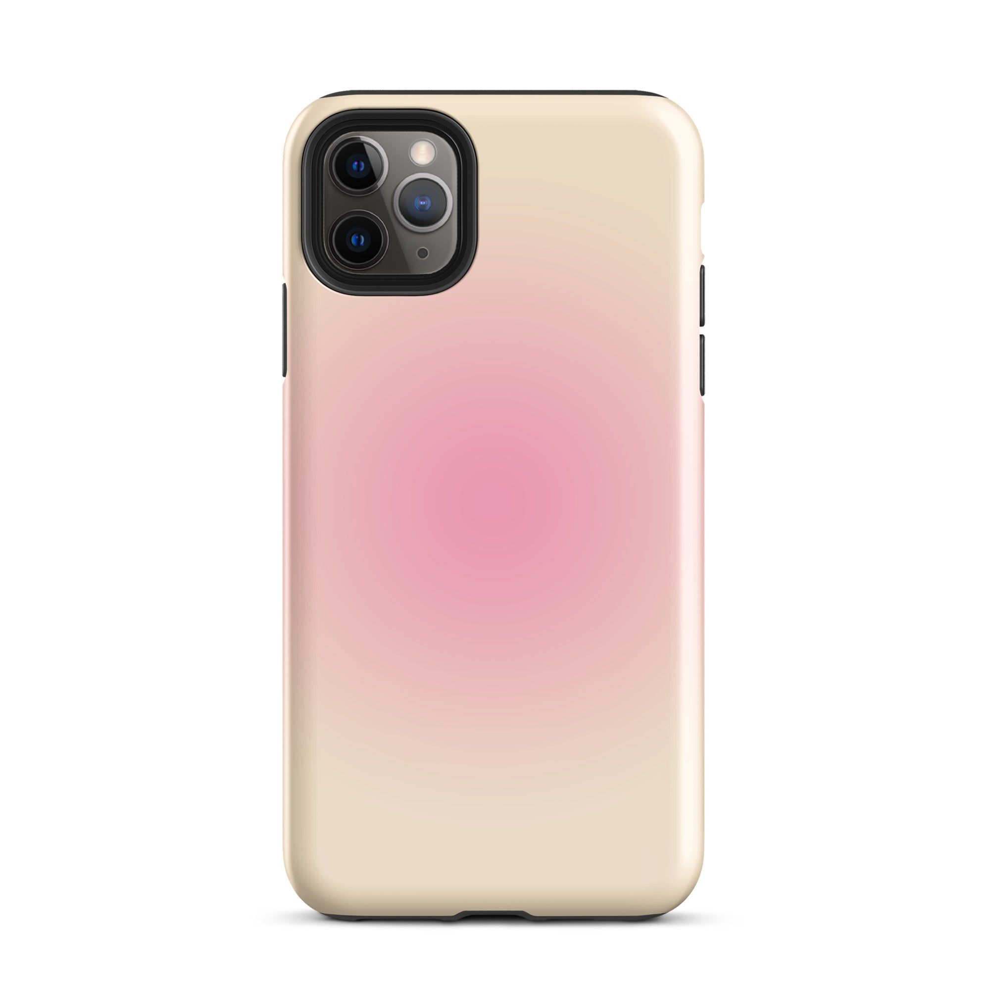 Pink & Yellow Aura iPhone Case