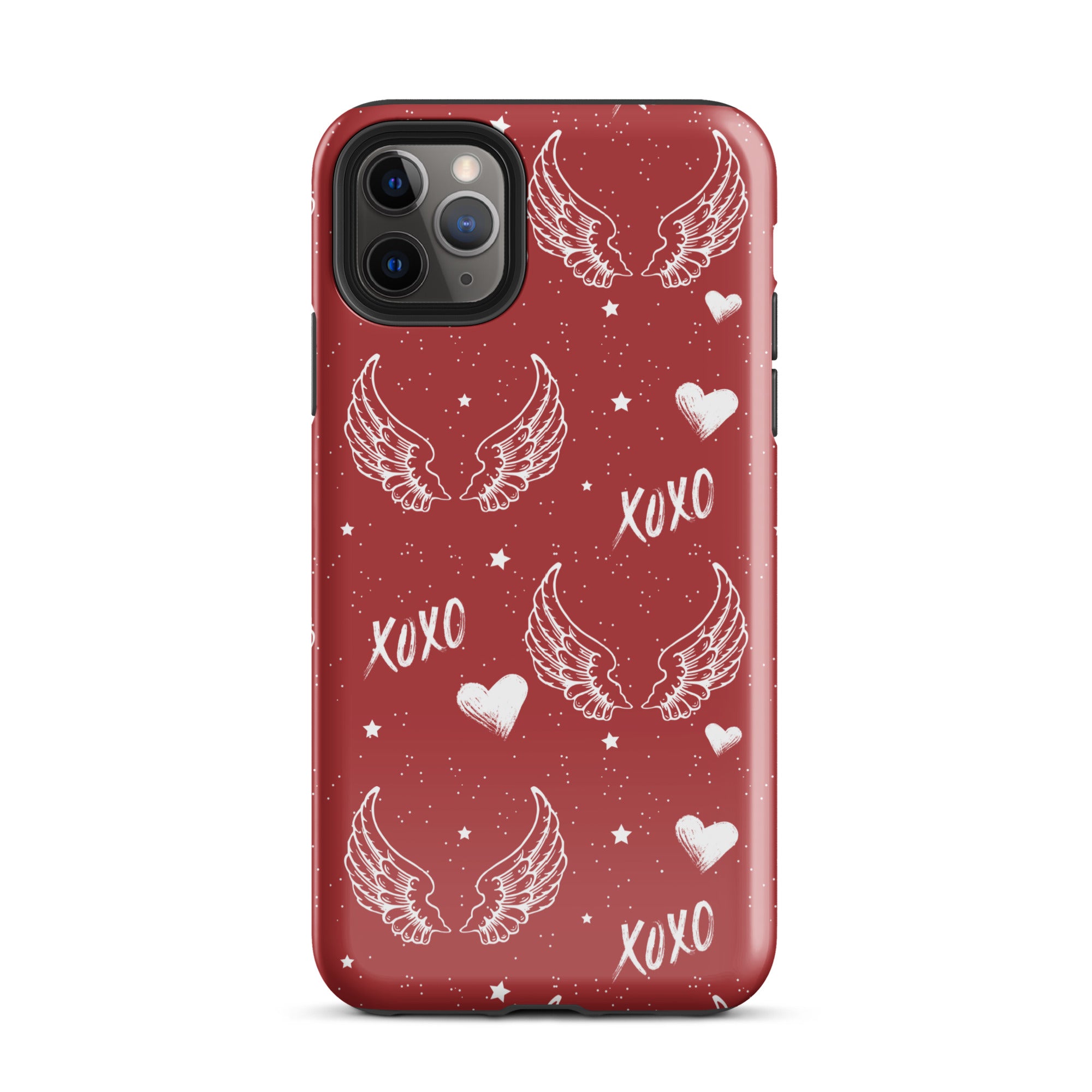 Y2K Red Angel Wings iPhone Case