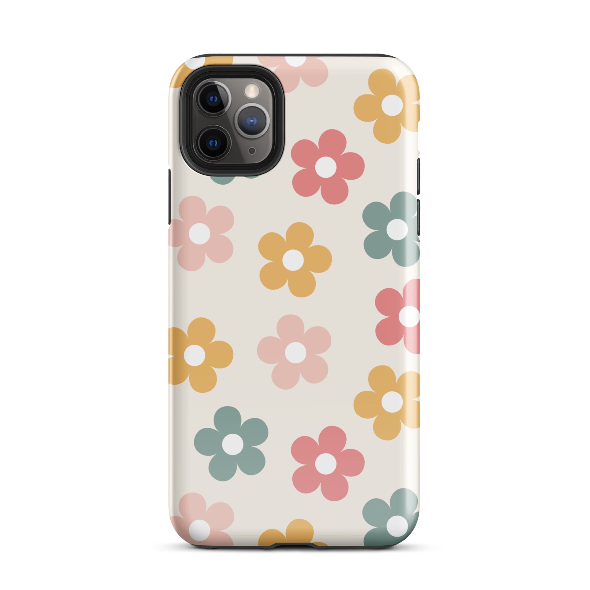 Boho Retro Flowers iPhone Case