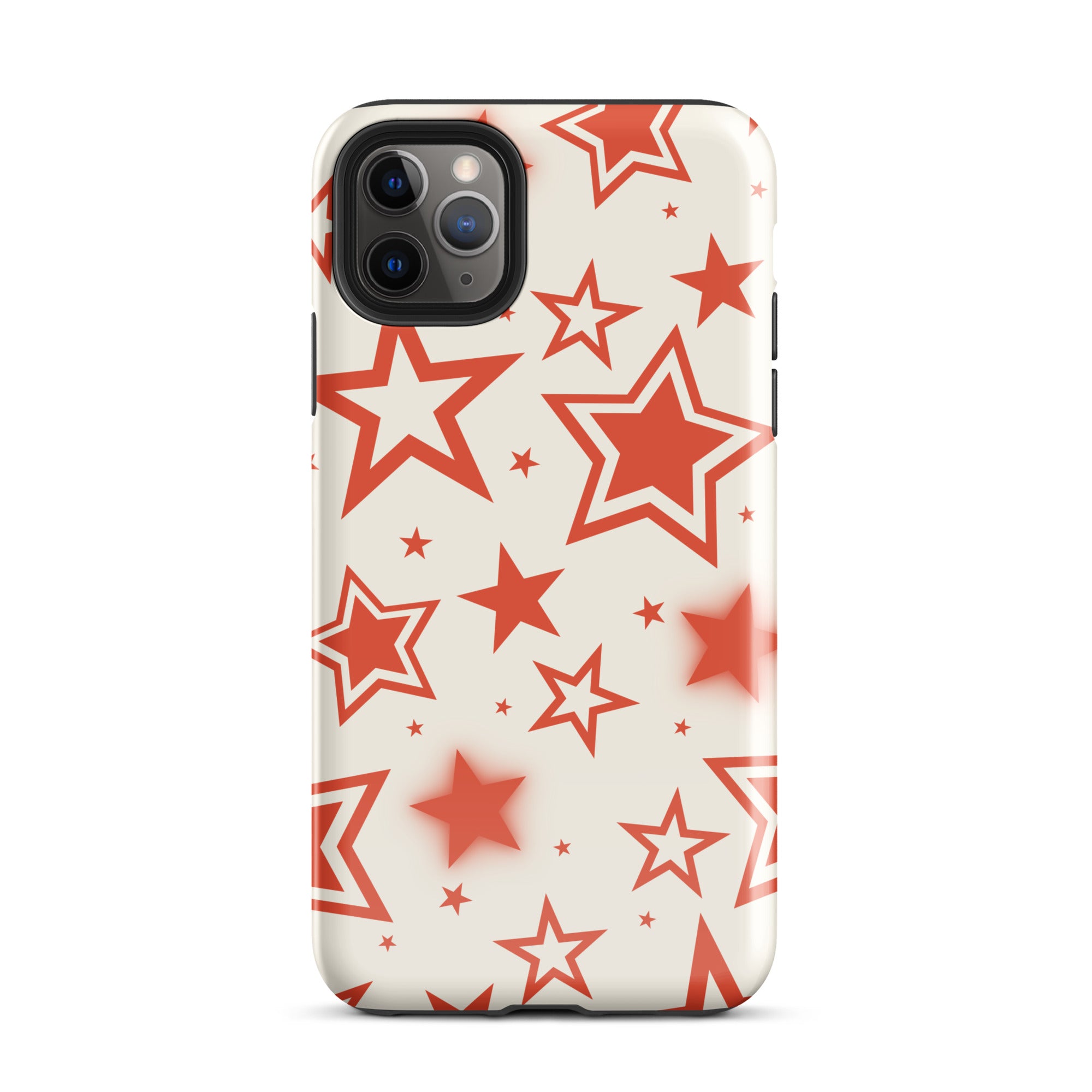 Red Stardust iPhone Case