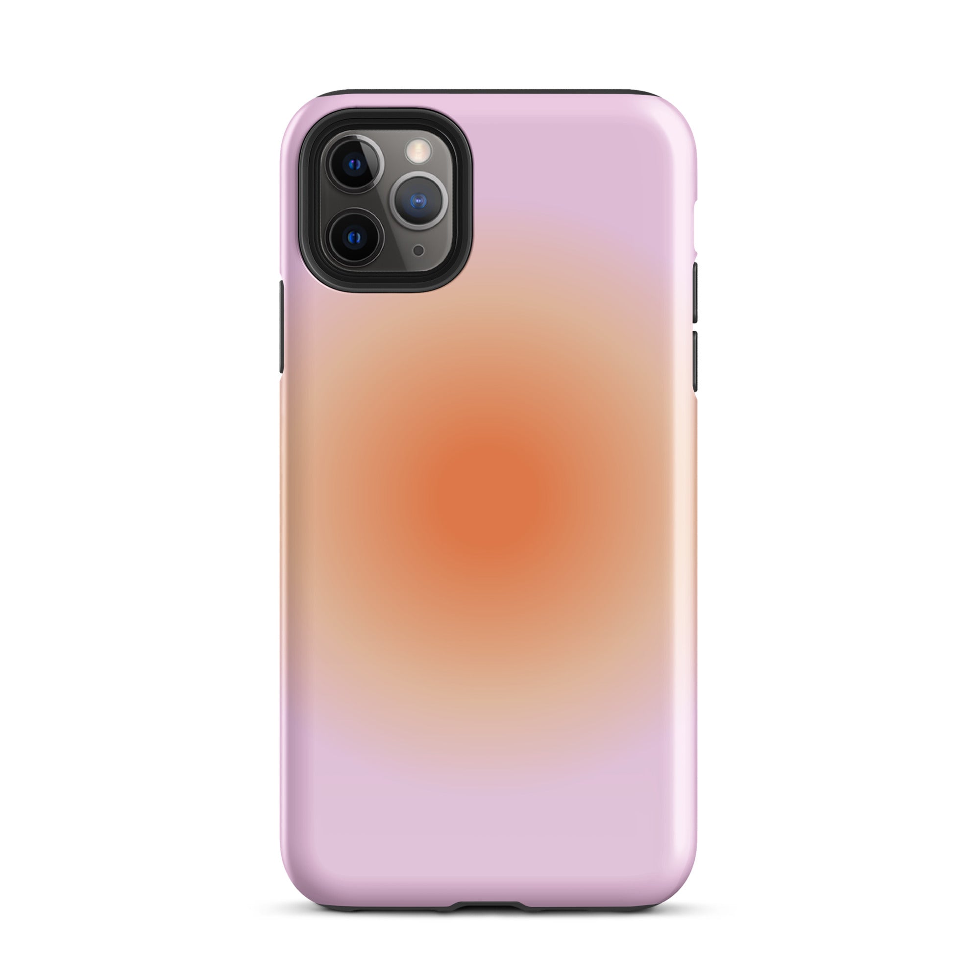 Orange & Purple Aura iPhone Case