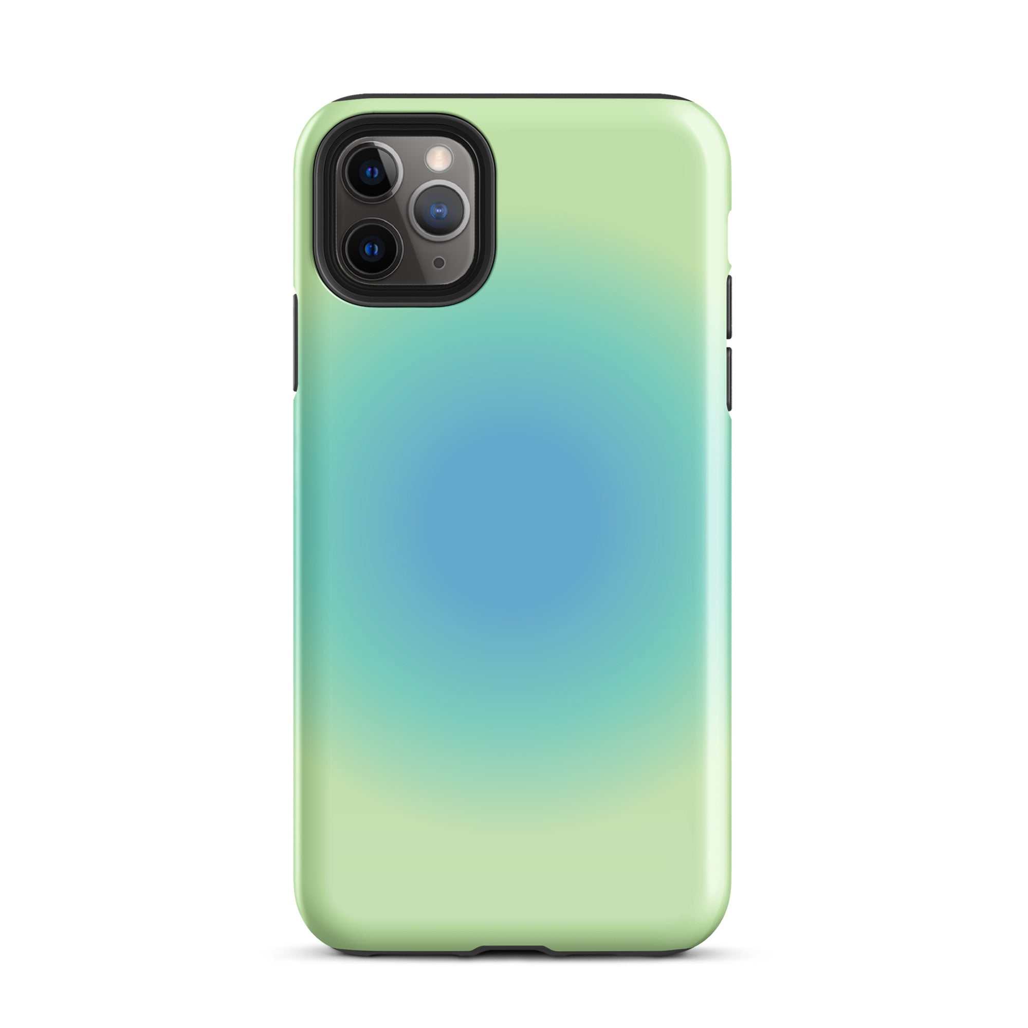 Blue & Green Aura iPhone Case