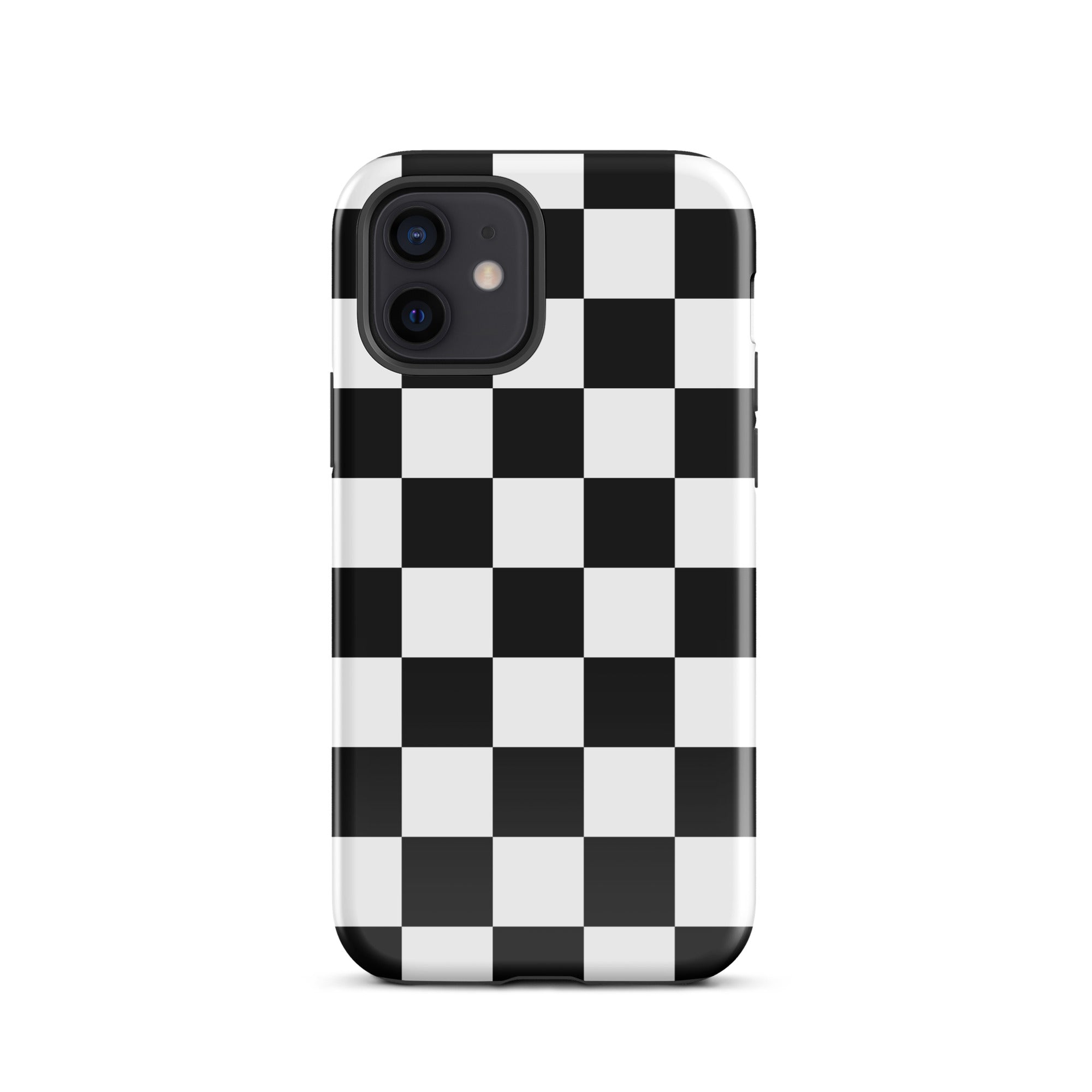 Checkered iPhone Case iPhone 12 Glossy