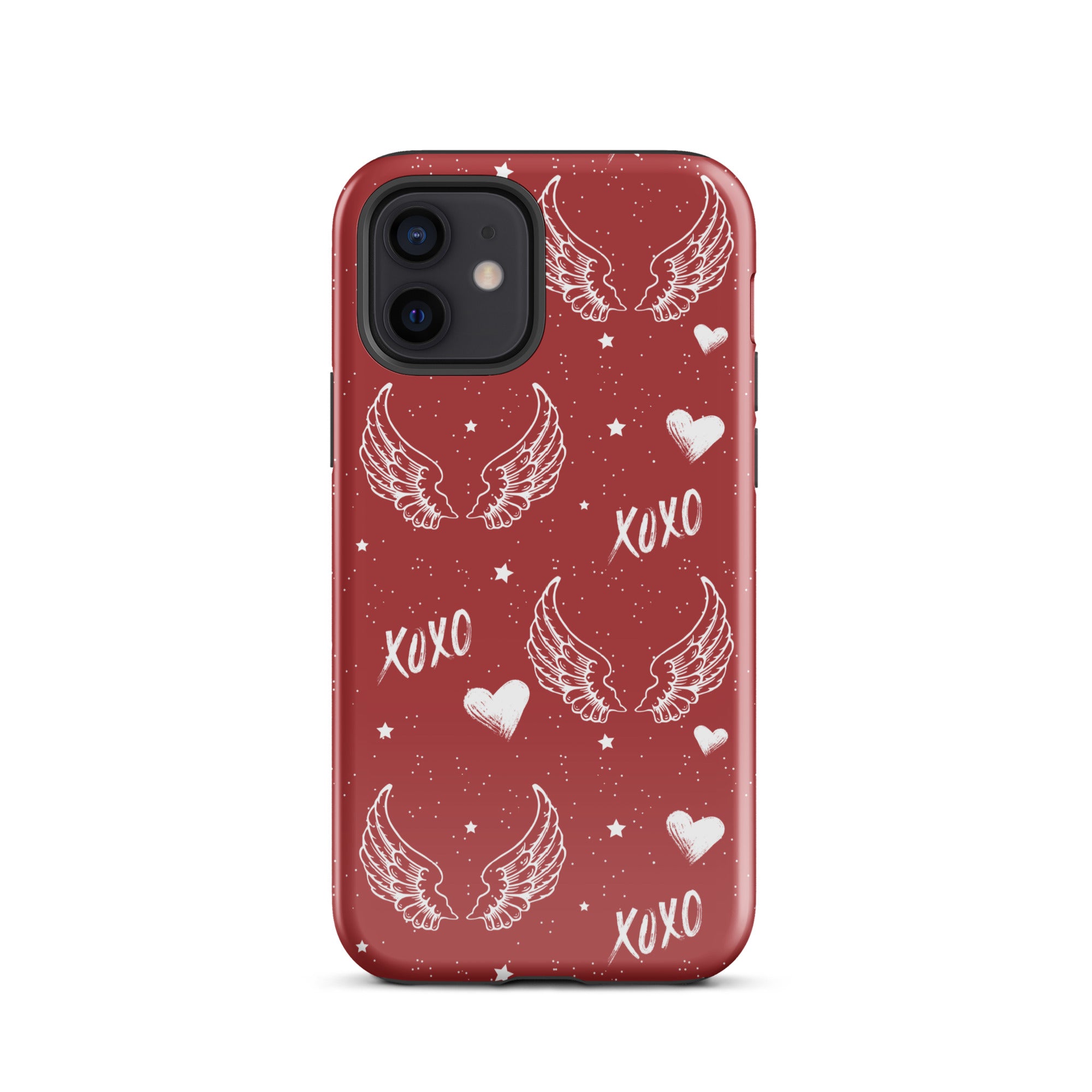 Y2K Red Angel Wings iPhone Case