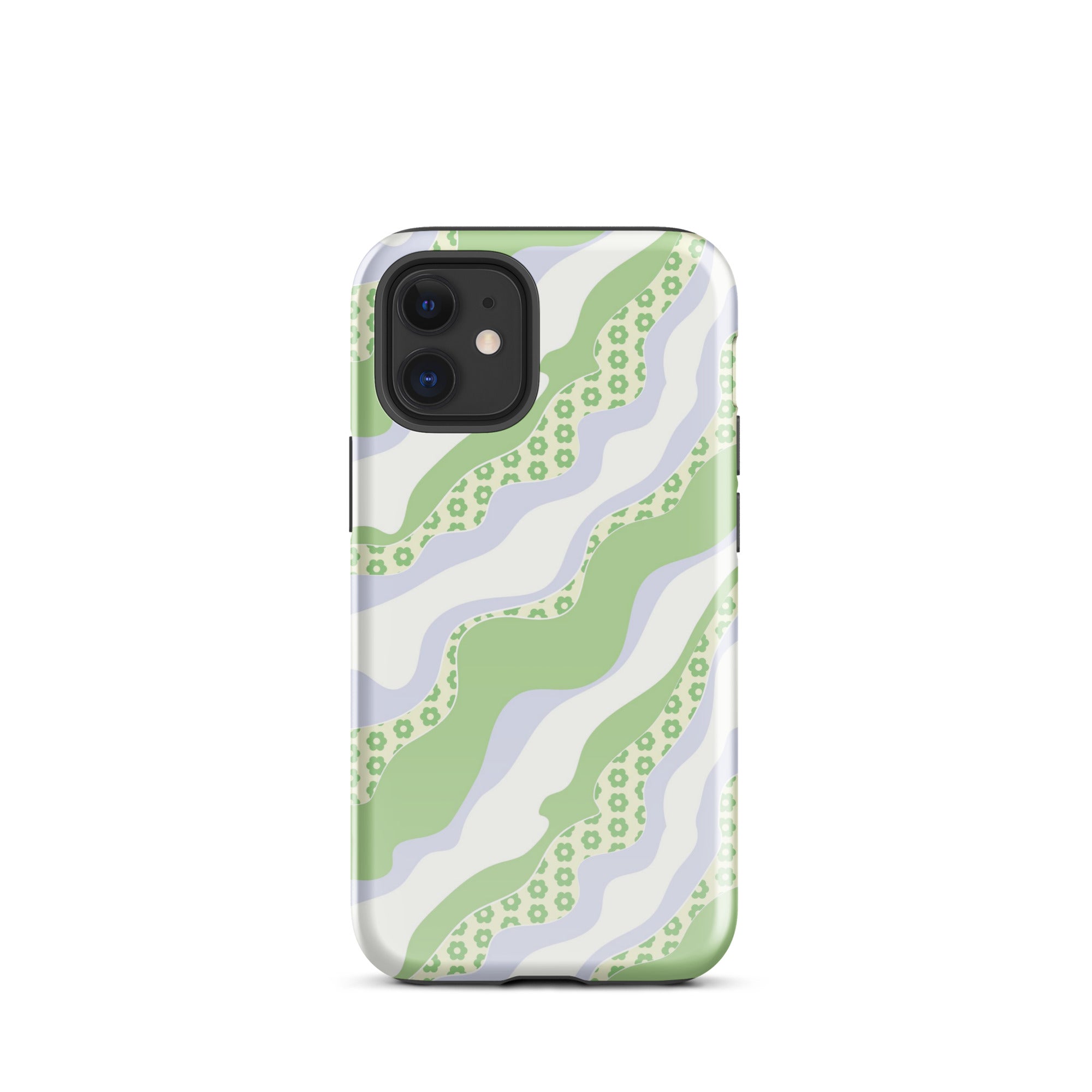 Flower Groove iPhone Case Glossy iPhone 12 mini