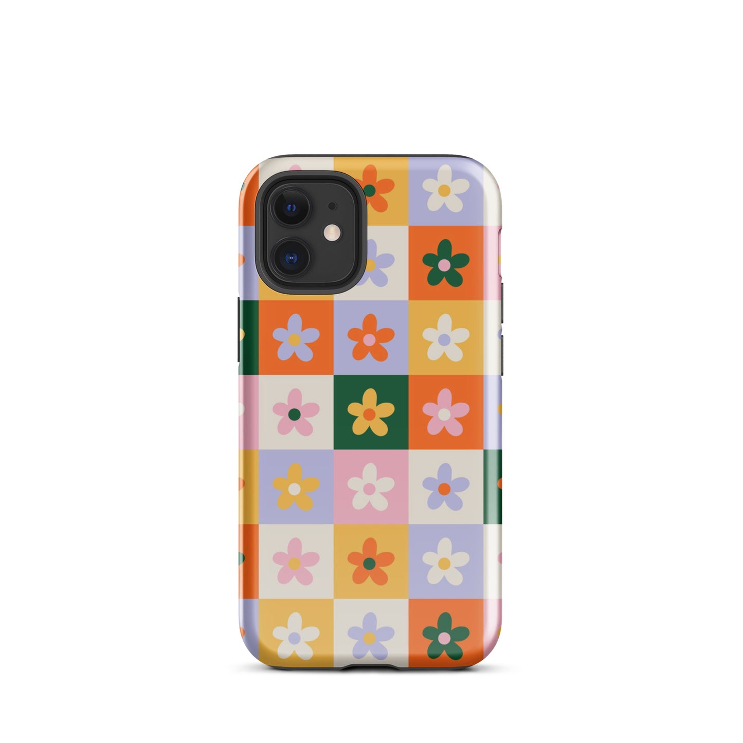 Patchwork Flowers iPhone Case iPhone 12 mini Glossy