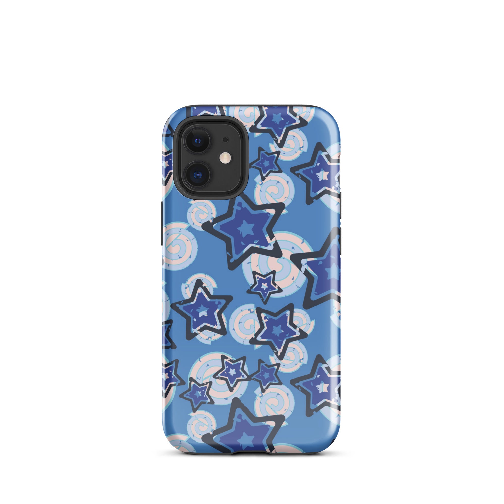 Y2K Blue Star iPhone Case iPhone 12 mini Glossy