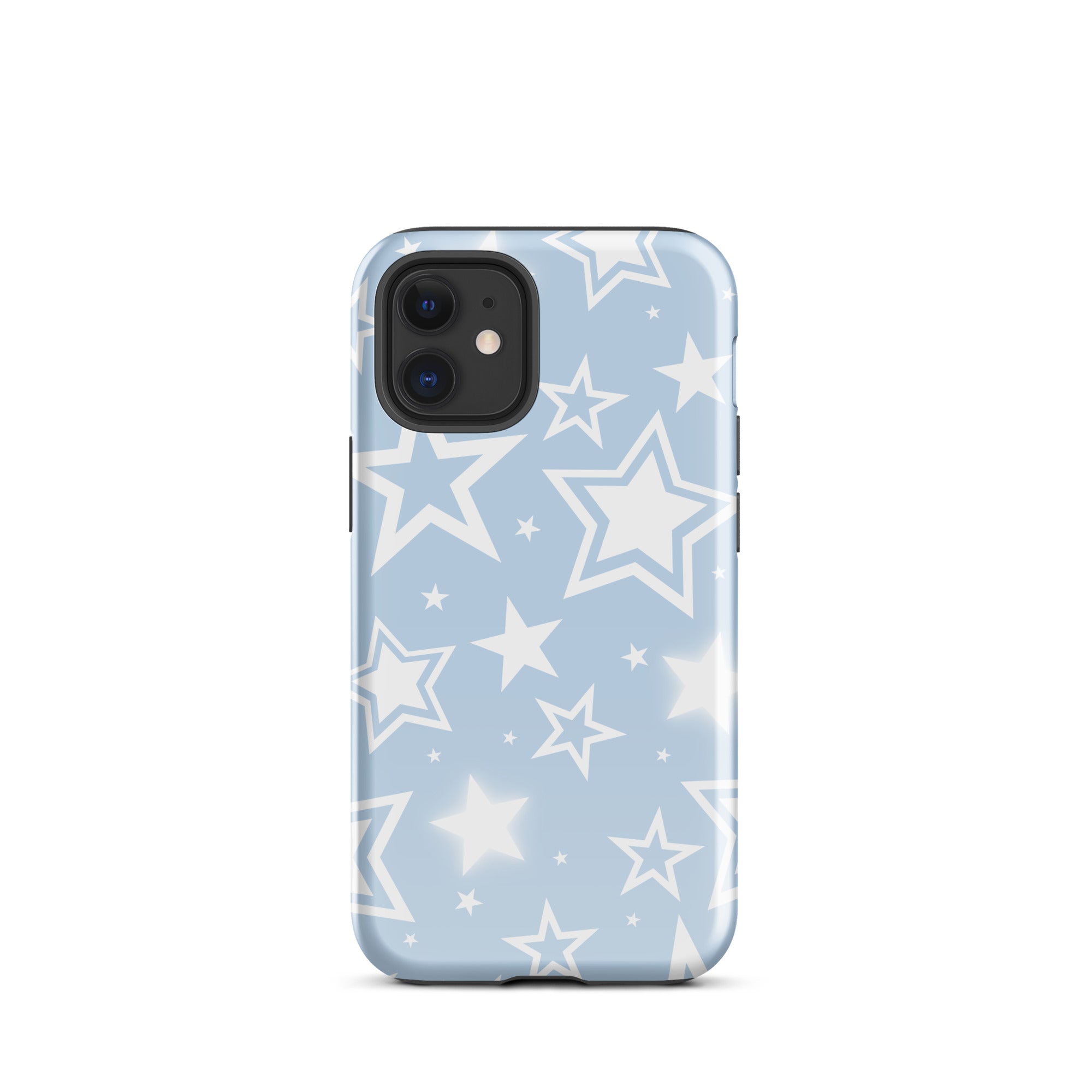 Blue Y2K Stars iPhone Case