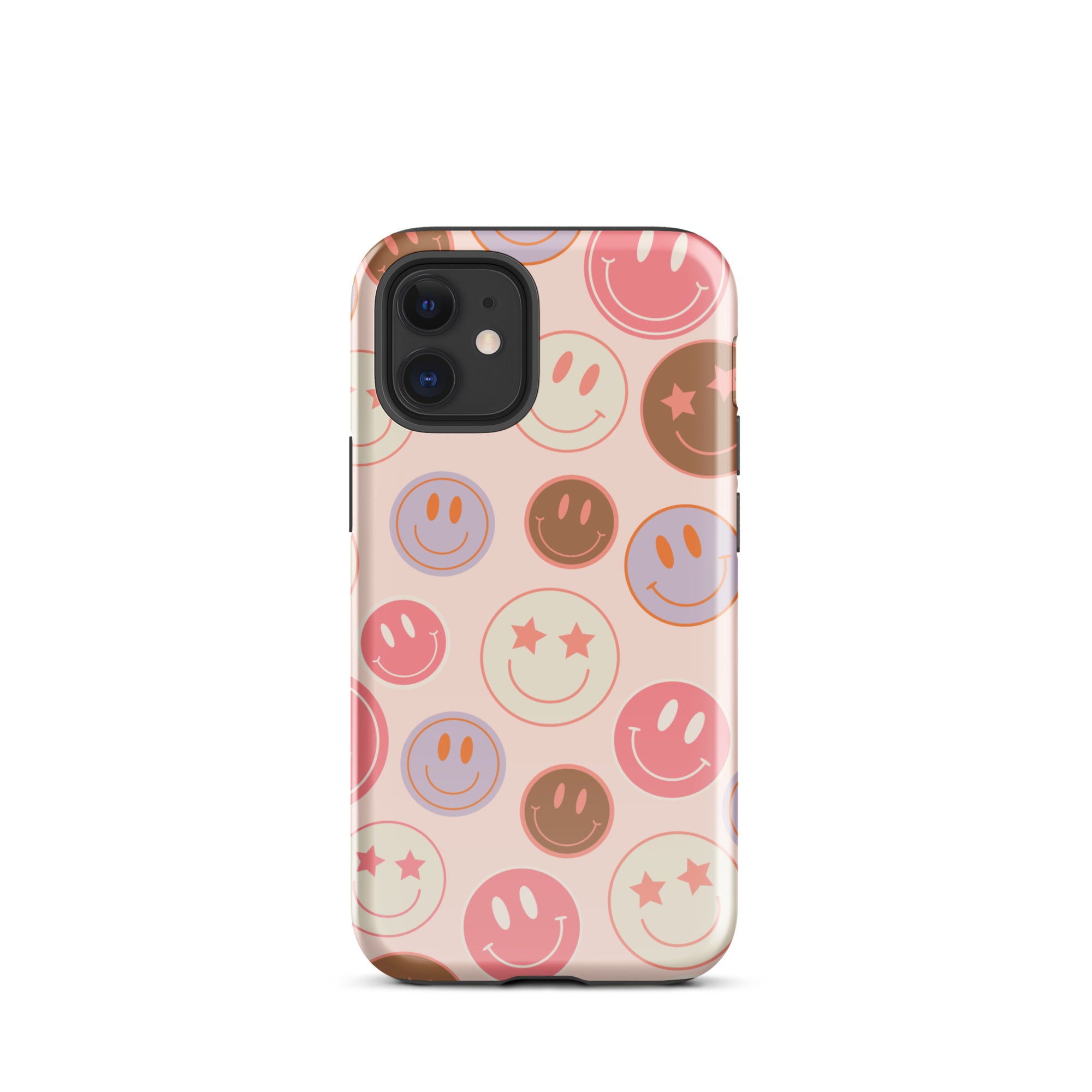 Preppy Pink Smiley Faces iPhone Case