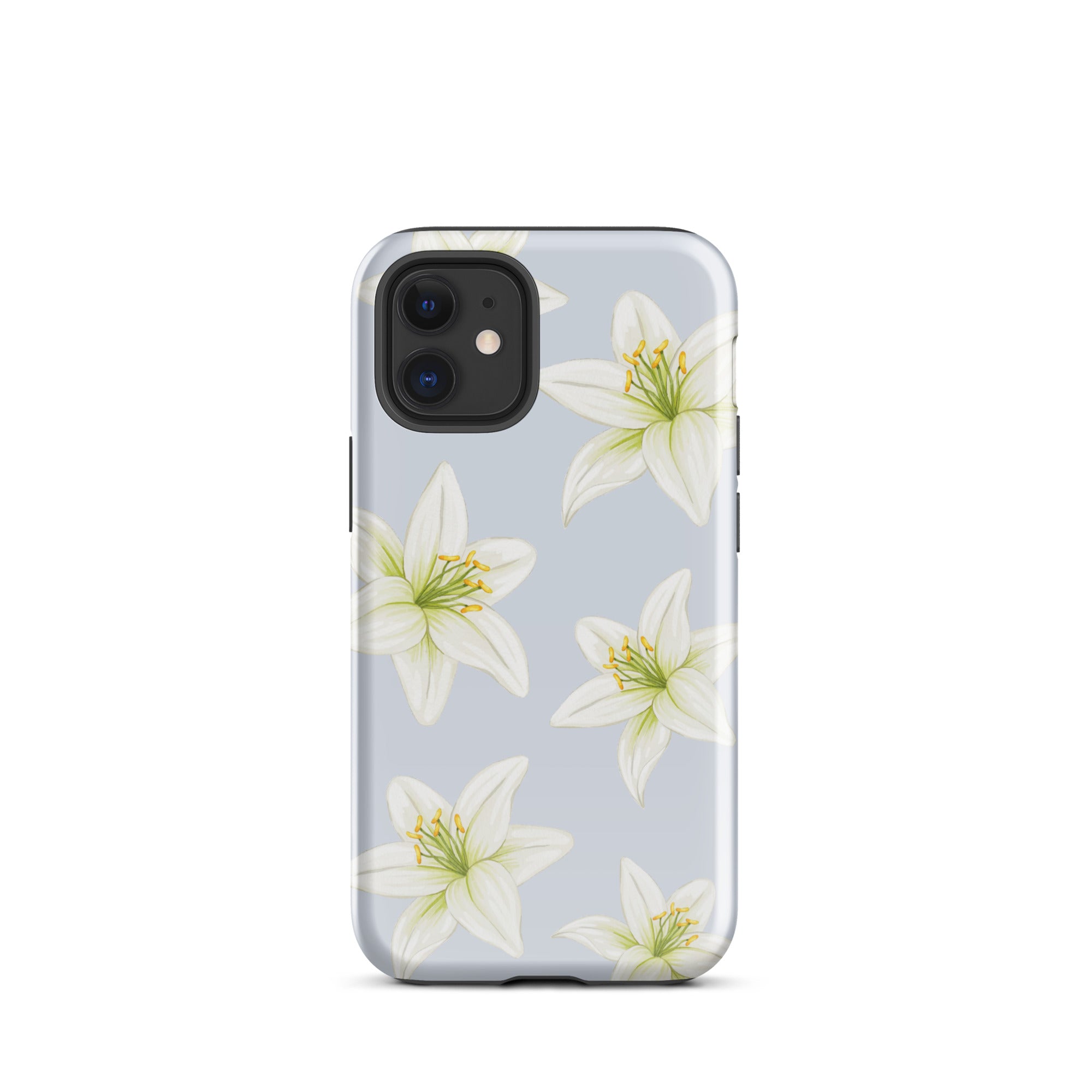 Blue Tiger Lily iPhone Case