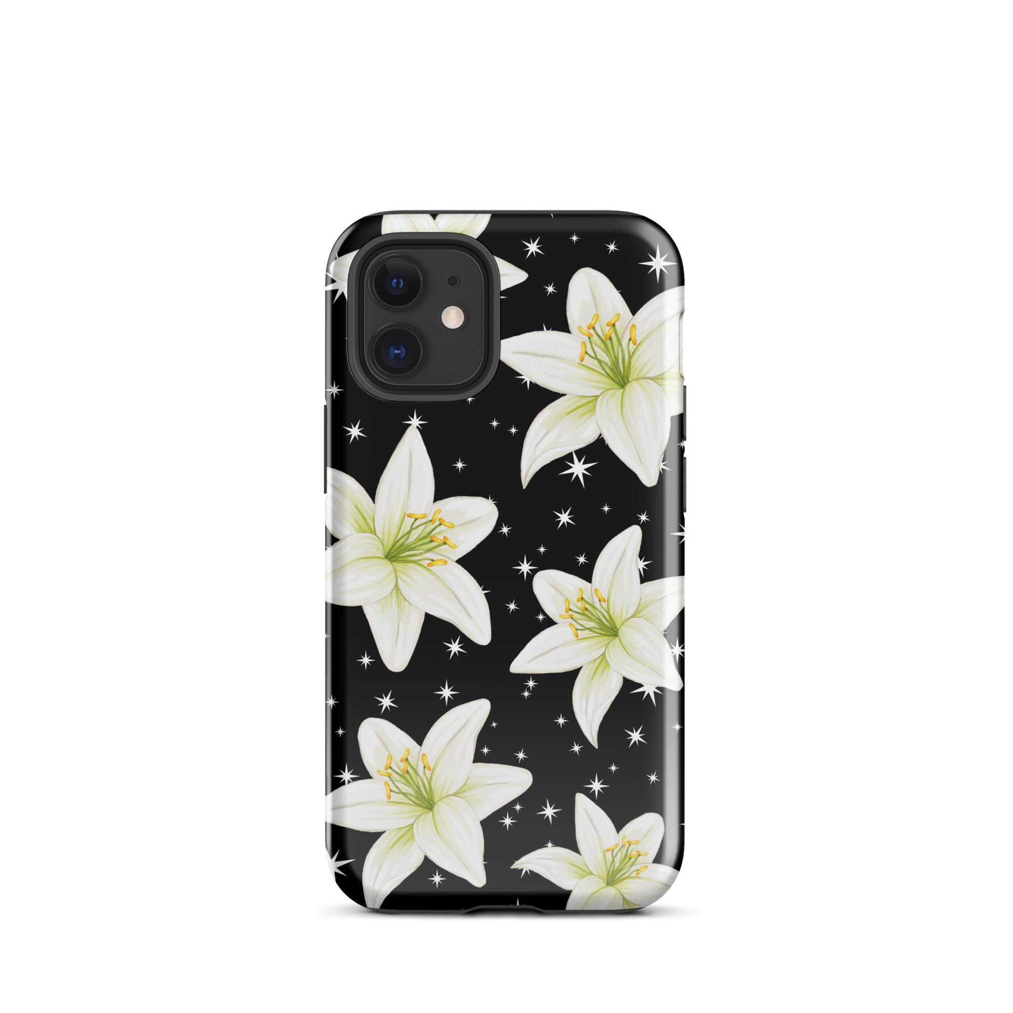 Tiger Lilies & Stars iPhone Case