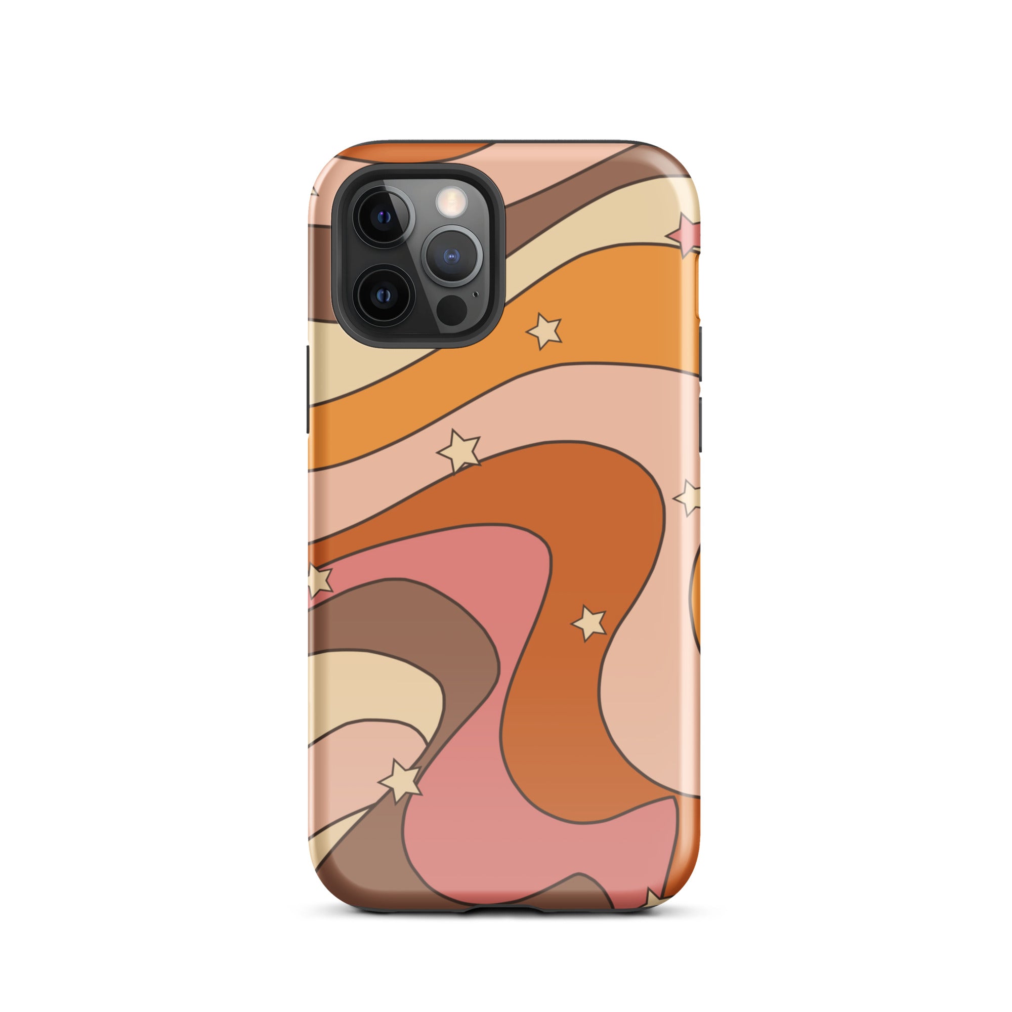 Stars Wavy iPhone Case iPhone 12 Pro Glossy