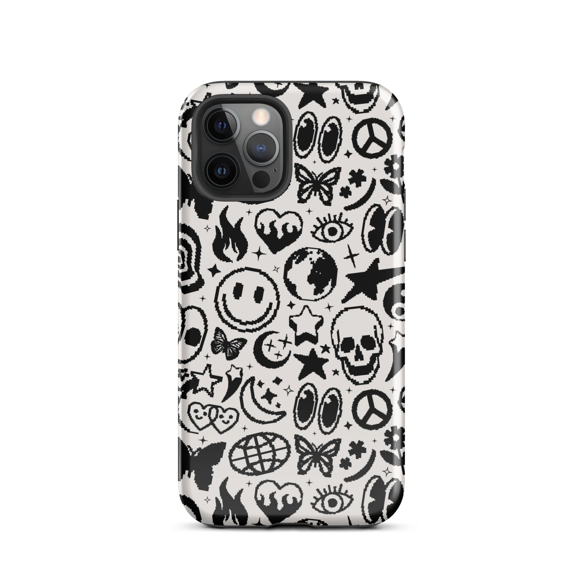 Pixel Vibes iPhone Case iPhone 12 Pro Glossy