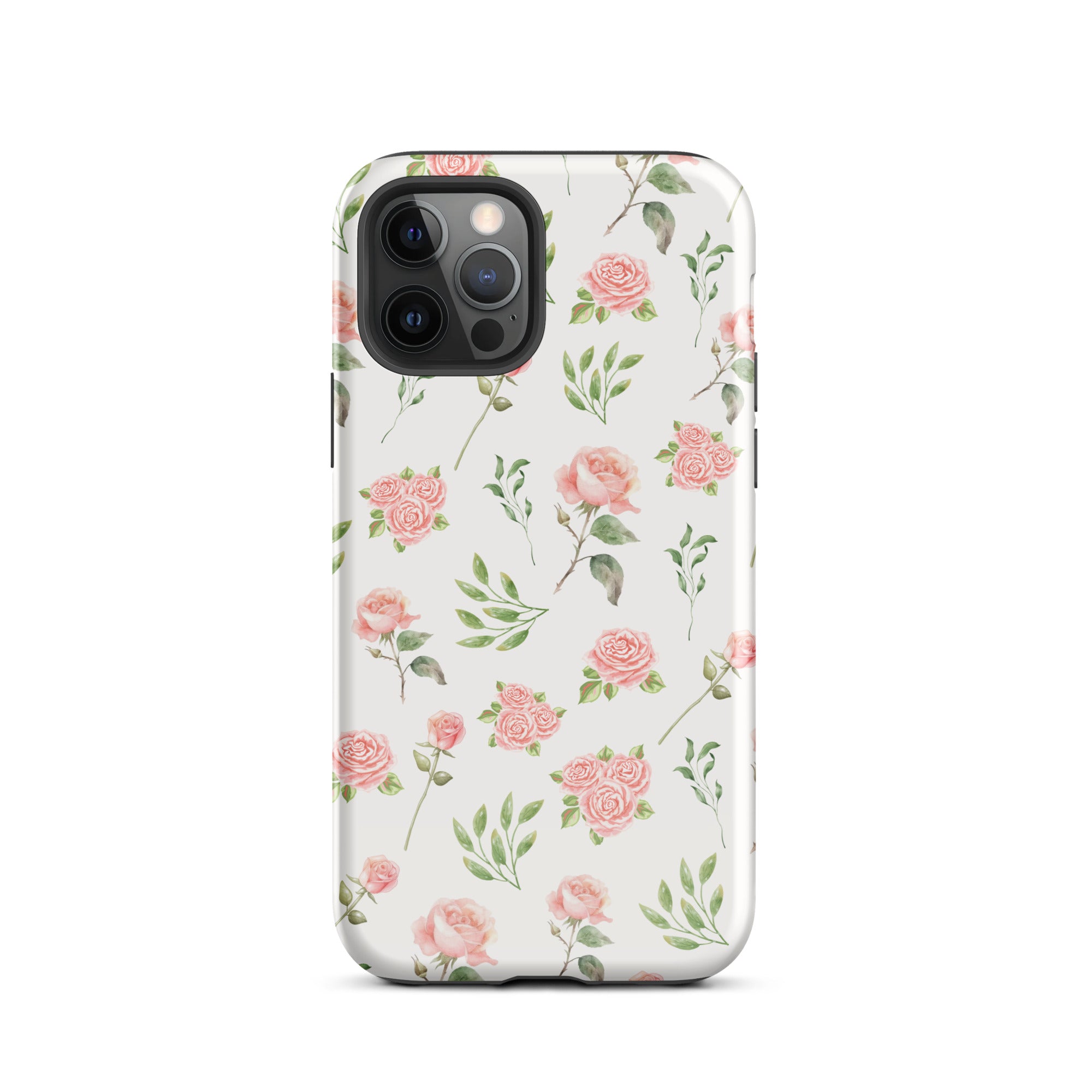 Pink Vintage Roses iPhone Case
