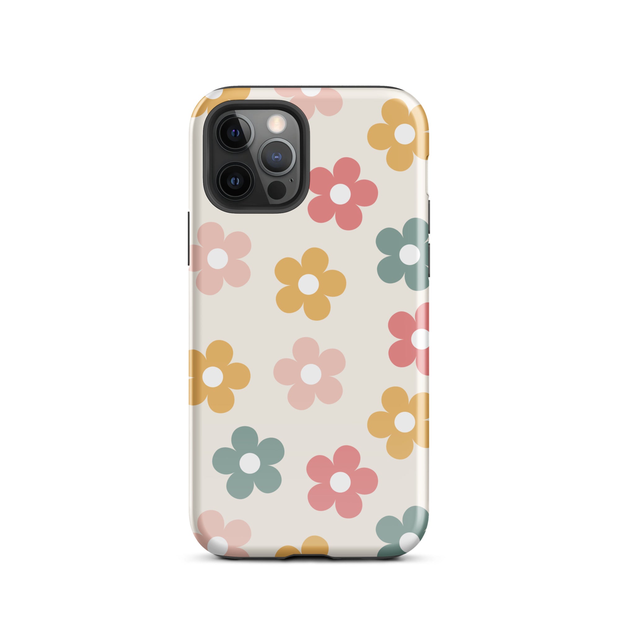 Boho Retro Flowers iPhone Case