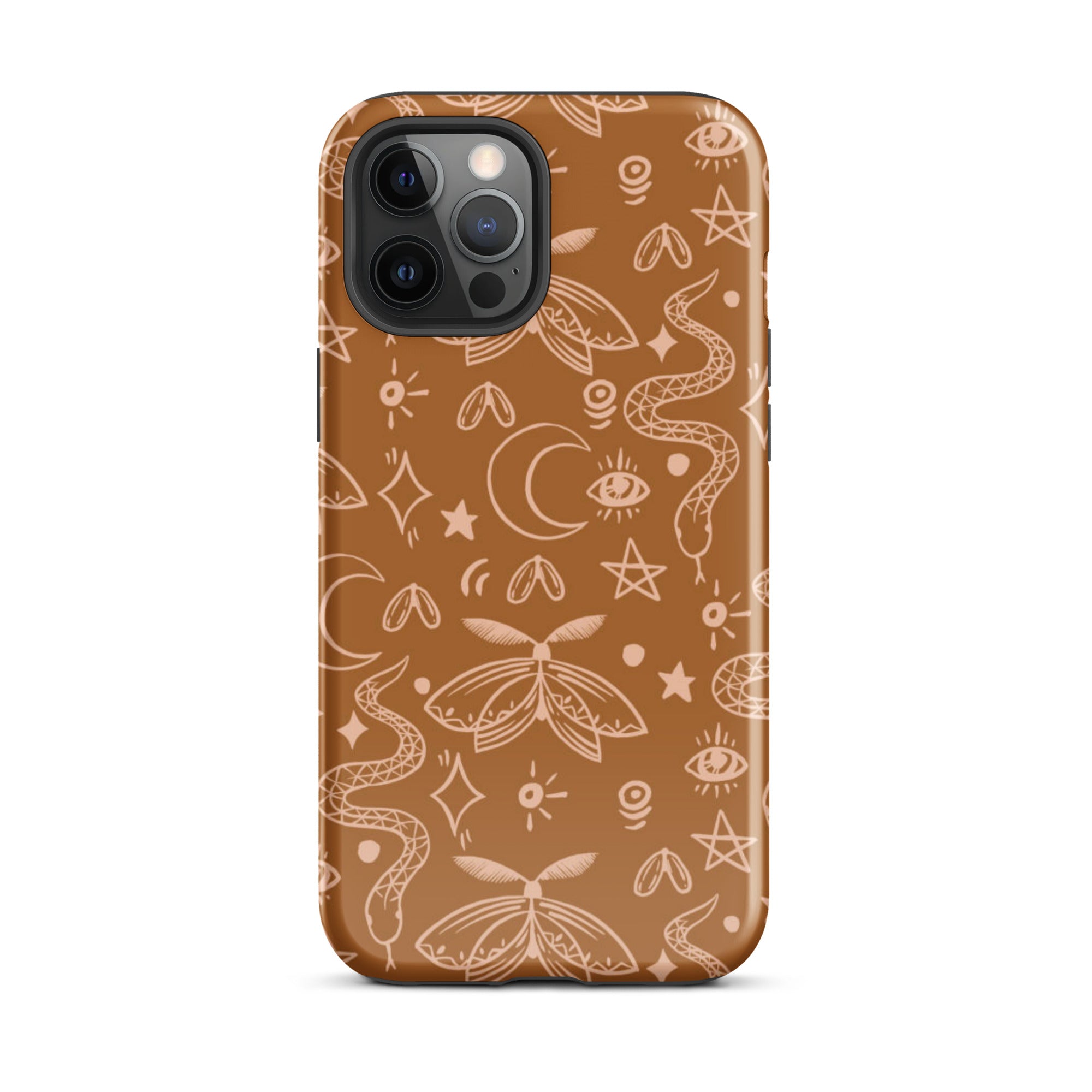 Golden Serpent iPhone Case iPhone 12 Pro Max Glossy