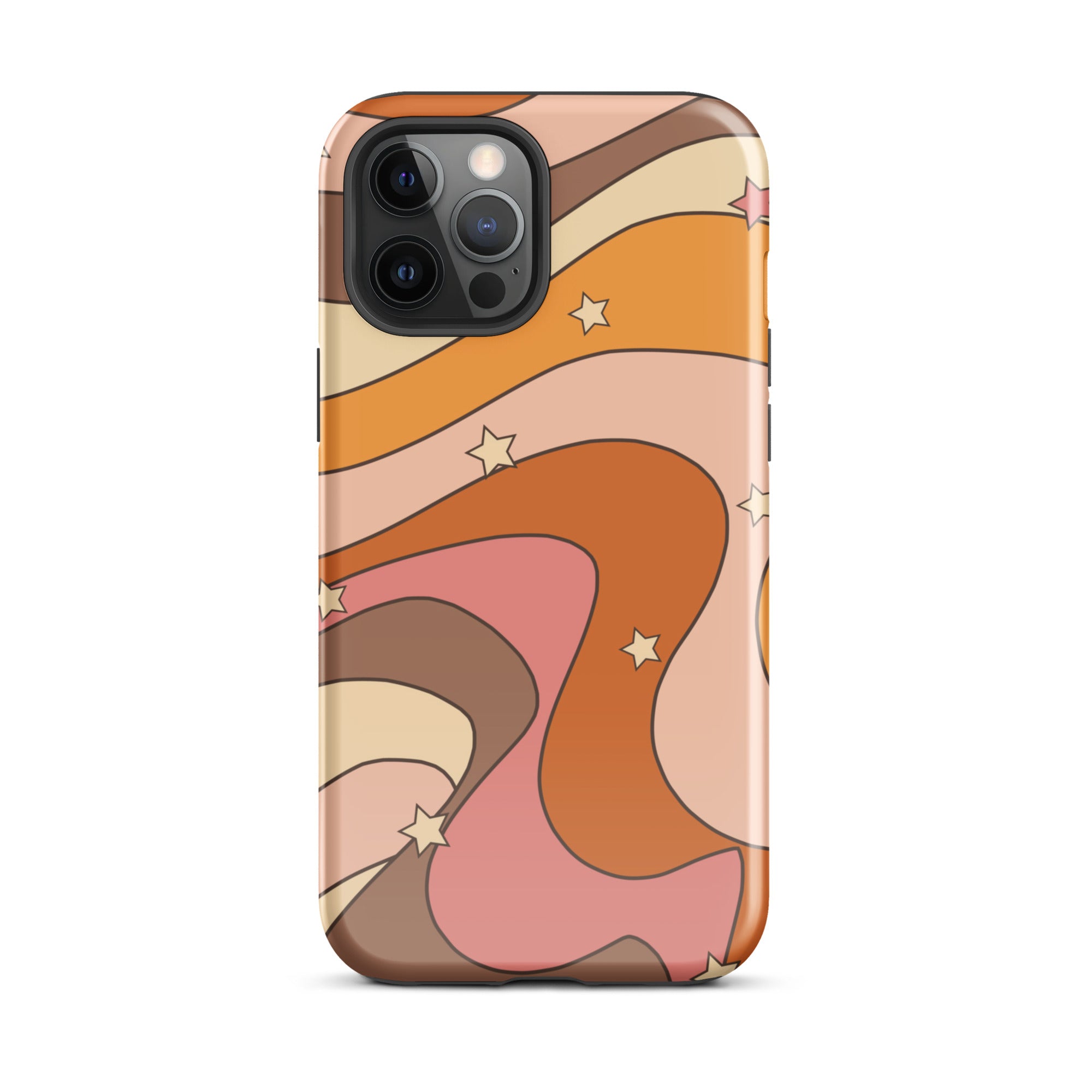 Stars Wavy iPhone Case iPhone 12 Pro Max Glossy