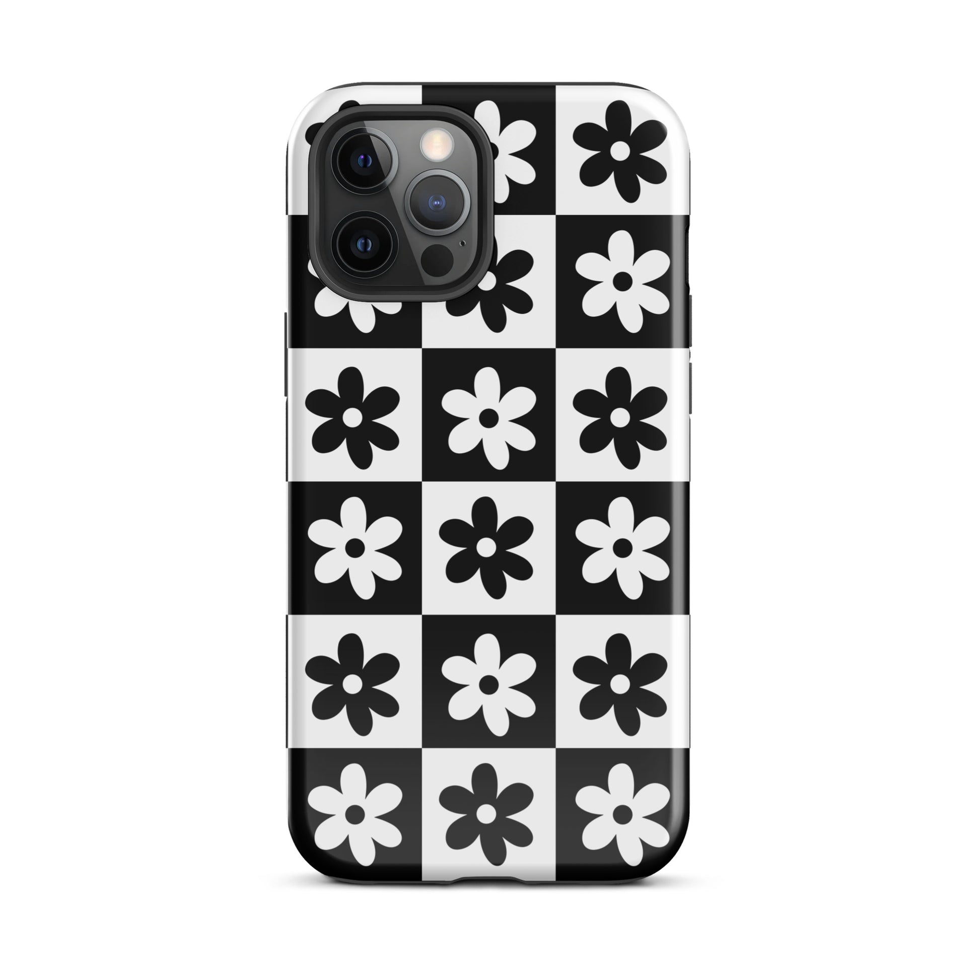 Black & White Garden iPhone Case iPhone 12 Pro Max Glossy