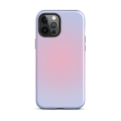 Pink and Blue Aura iPhone Case