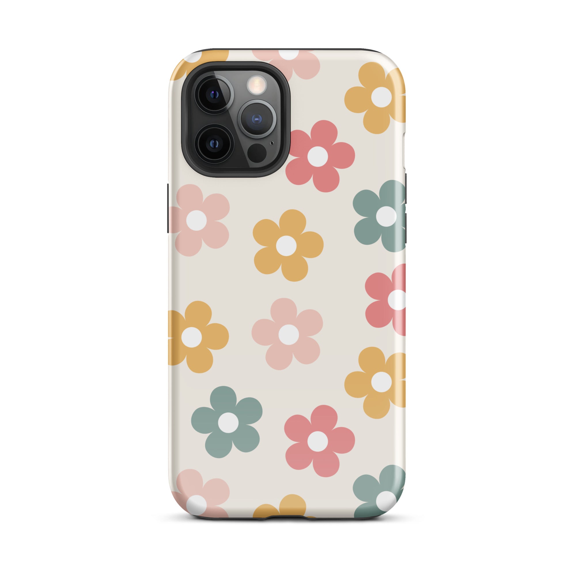 Boho Retro Flowers iPhone Case