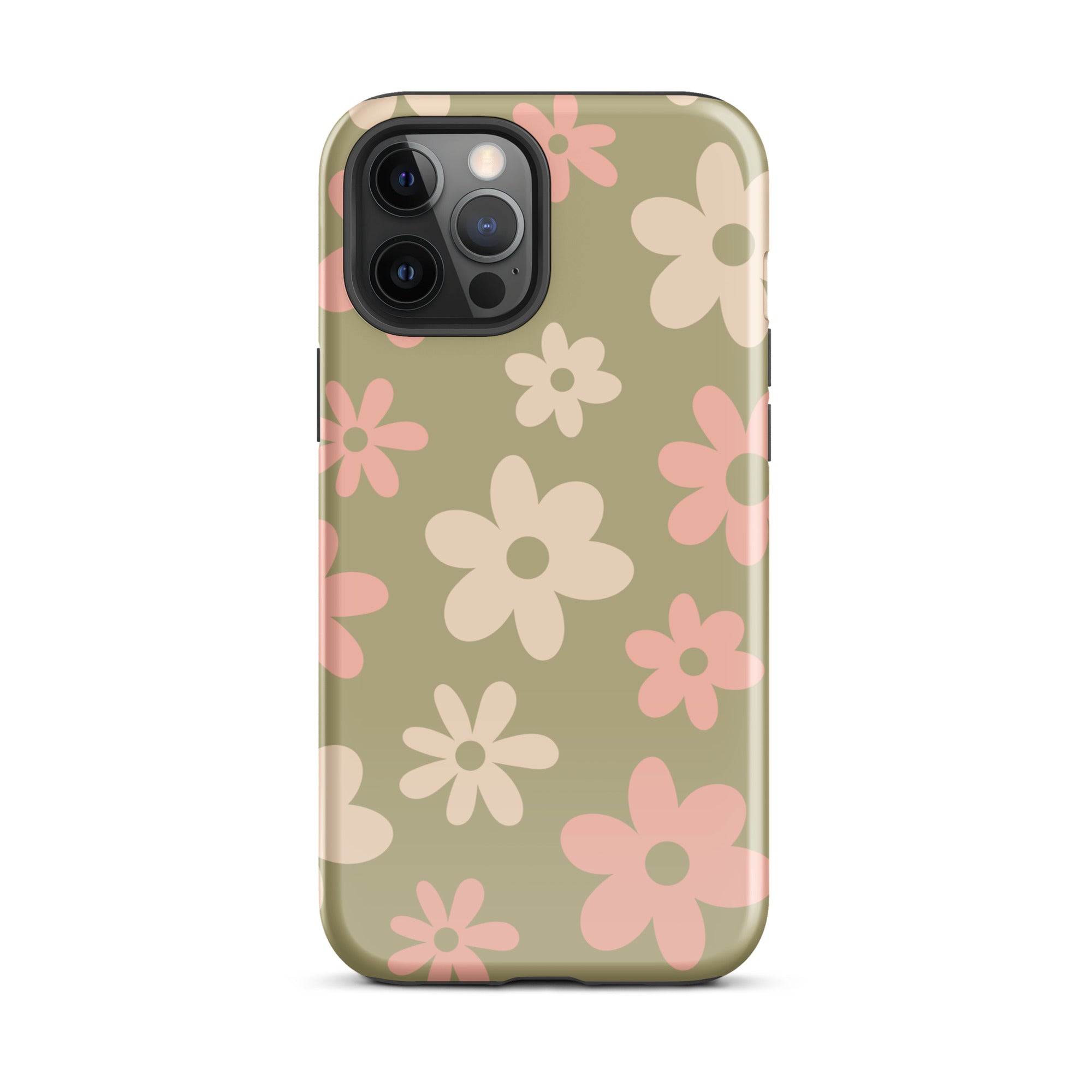 Green Flower Power iPhone Case