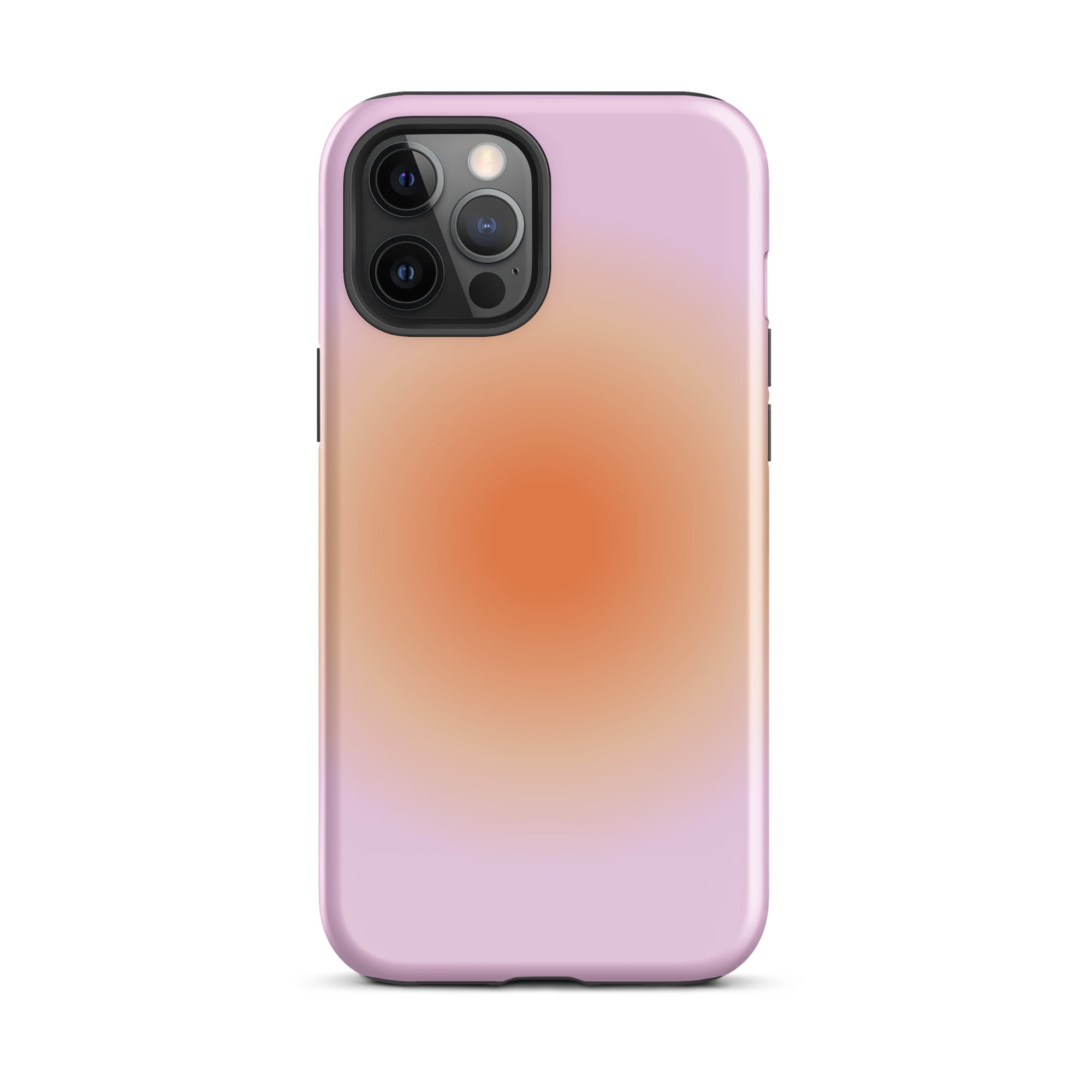 Orange & Purple Aura iPhone Case