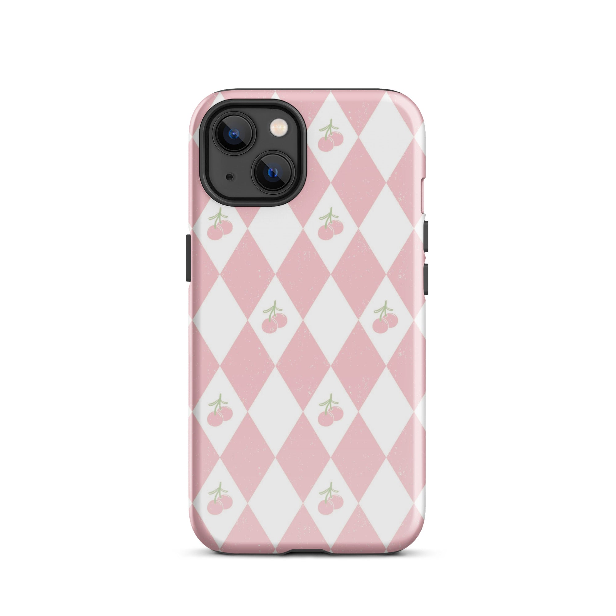 Cherry Argyle iPhone Case iPhone 13 Glossy