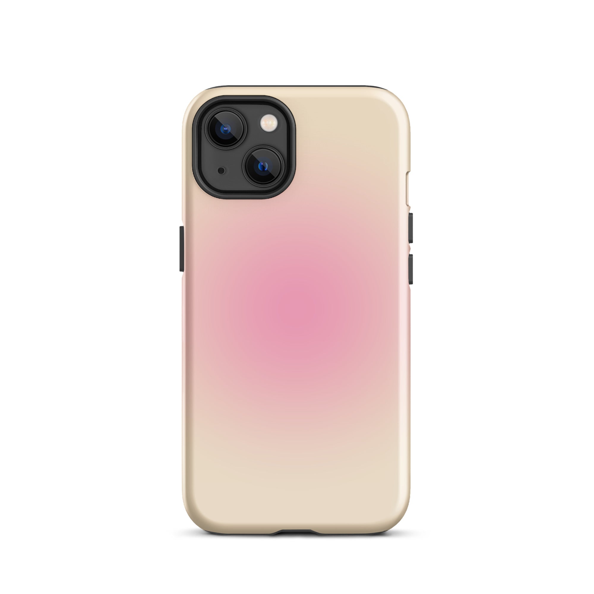 Pink & Yellow Aura iPhone Case