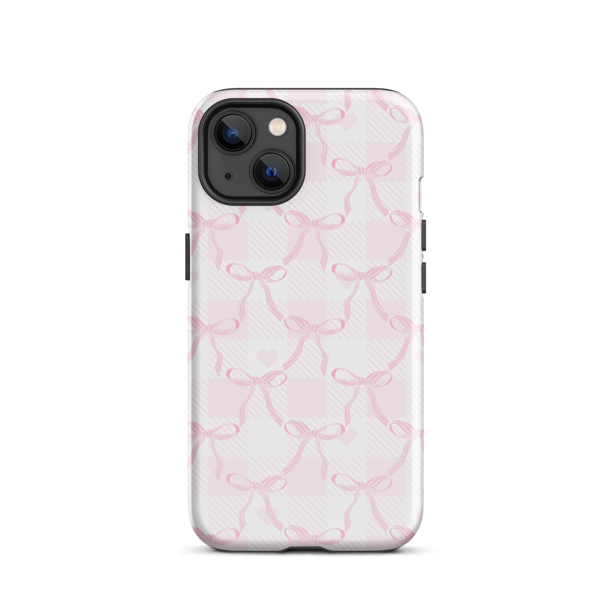 Pink Ribbon Bows iPhone Case
