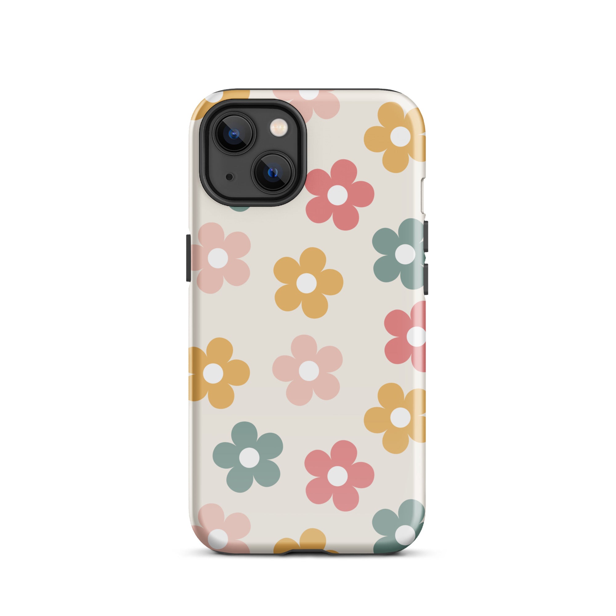 Boho Retro Flowers iPhone Case