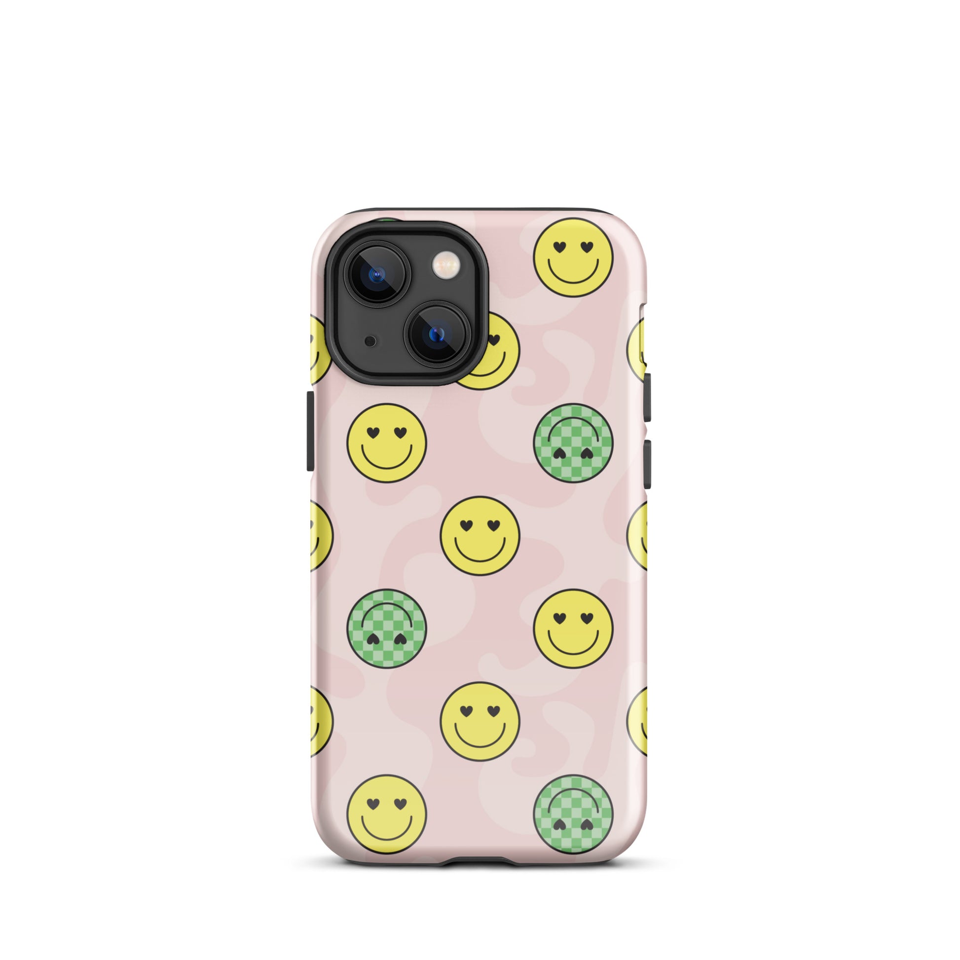 Preppy Smiley Faces iPhone Case iPhone 13 mini Glossy