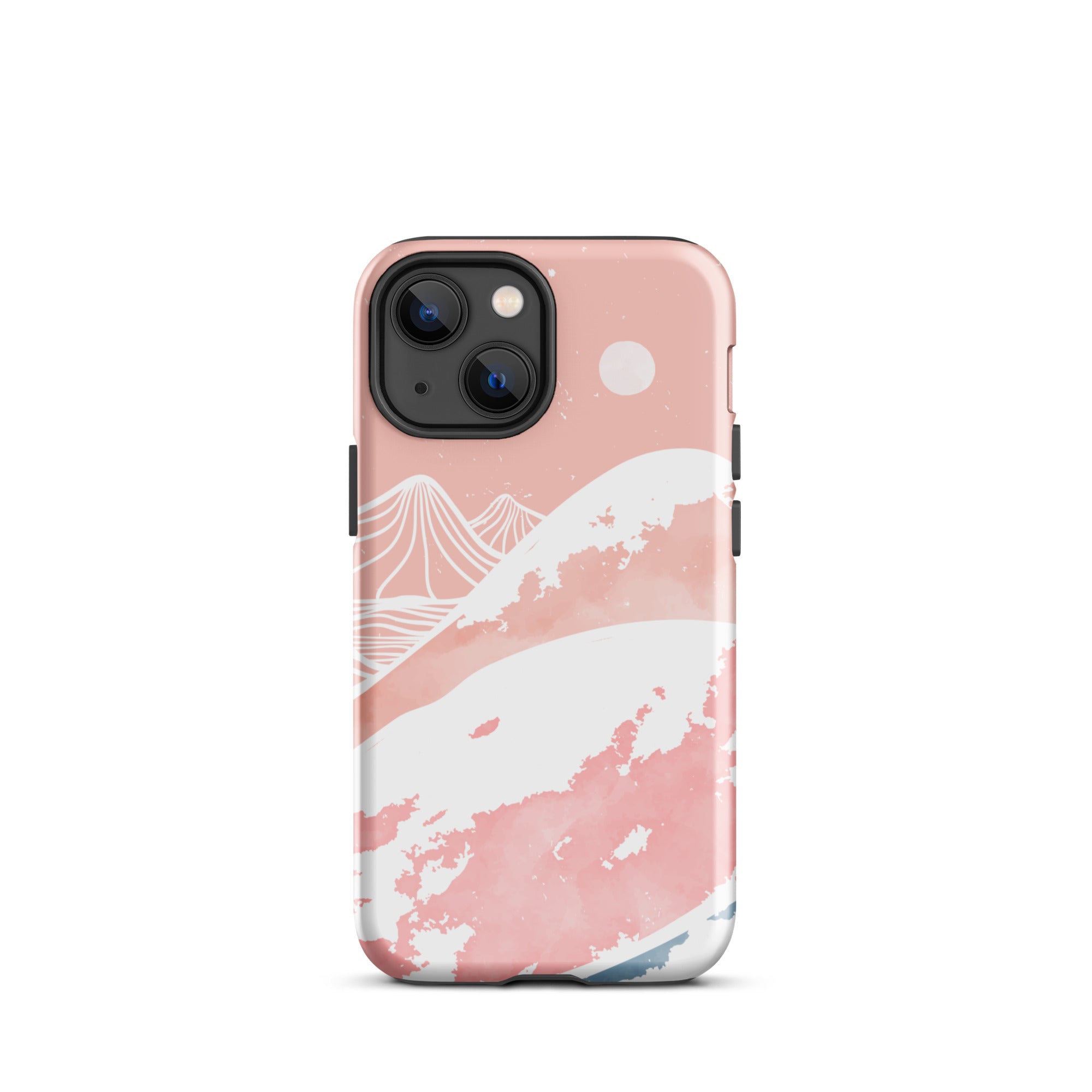 Pink Winter Night iPhone Case iPhone 13 mini Glossy