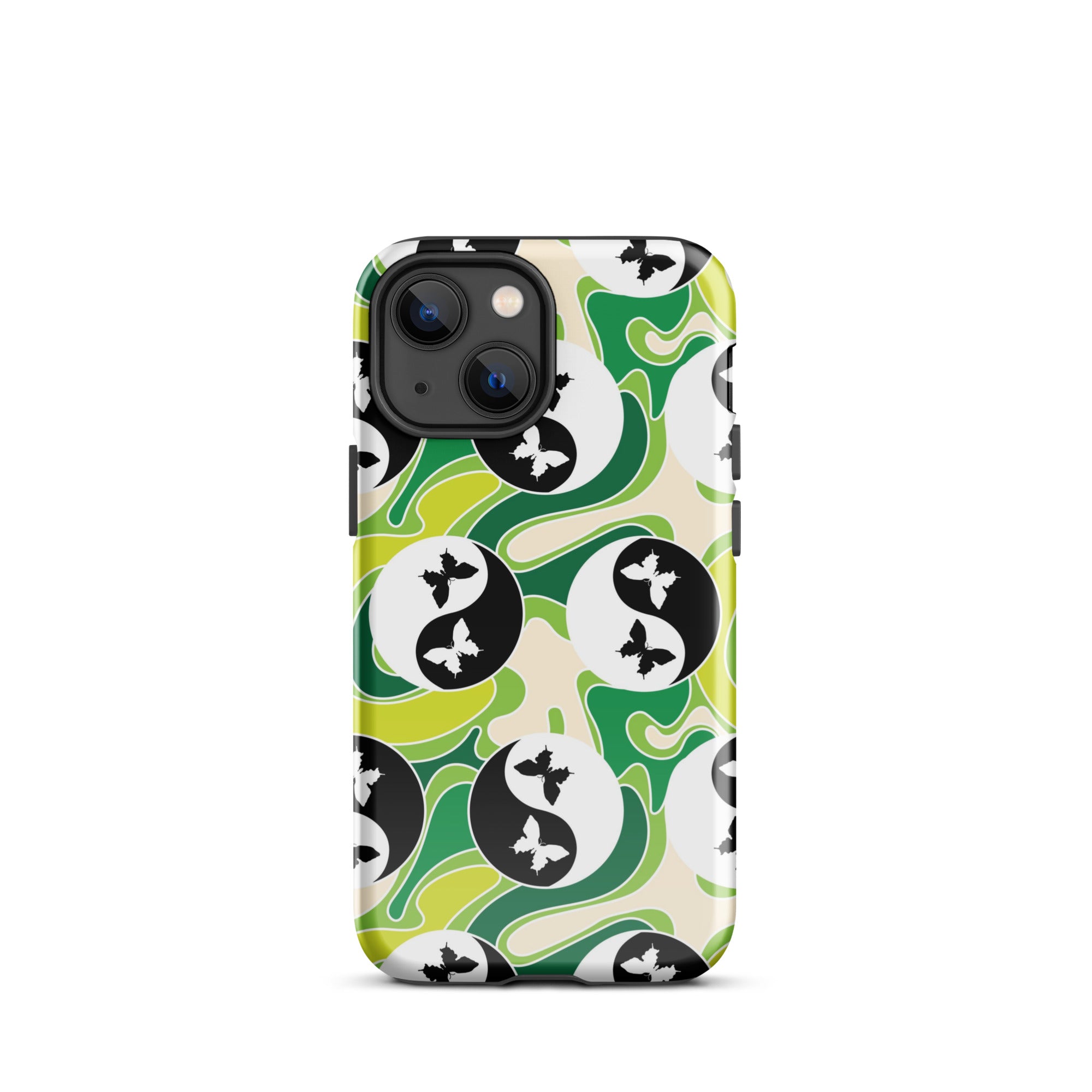 Yin Yang Butterfly iPhone Case Glossy iPhone 13 mini