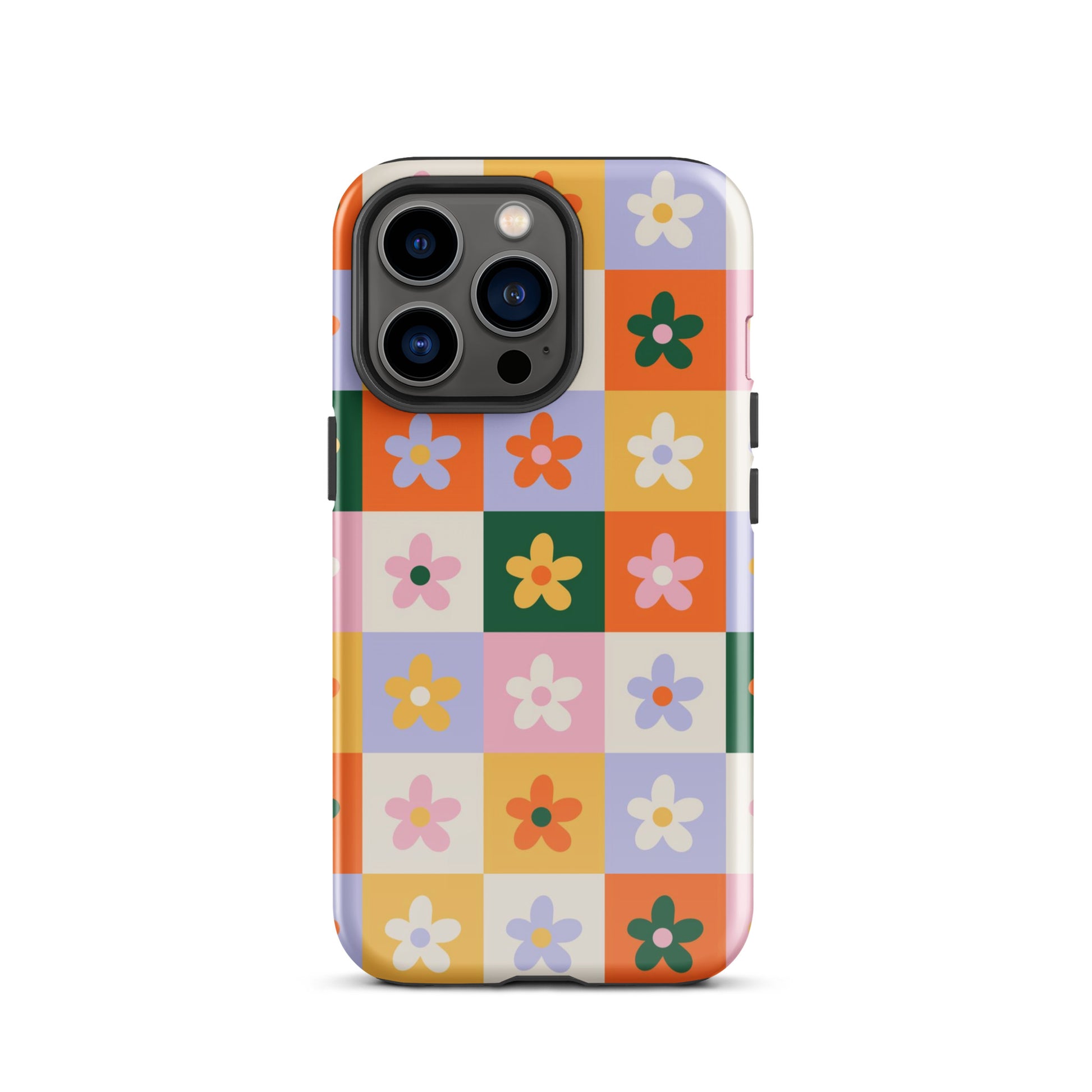 Patchwork Flowers iPhone Case iPhone 13 Pro Glossy