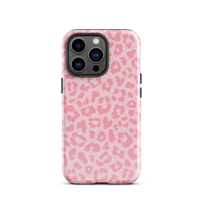 Pink Leopard iPhone Case iPhone 13 Pro Glossy