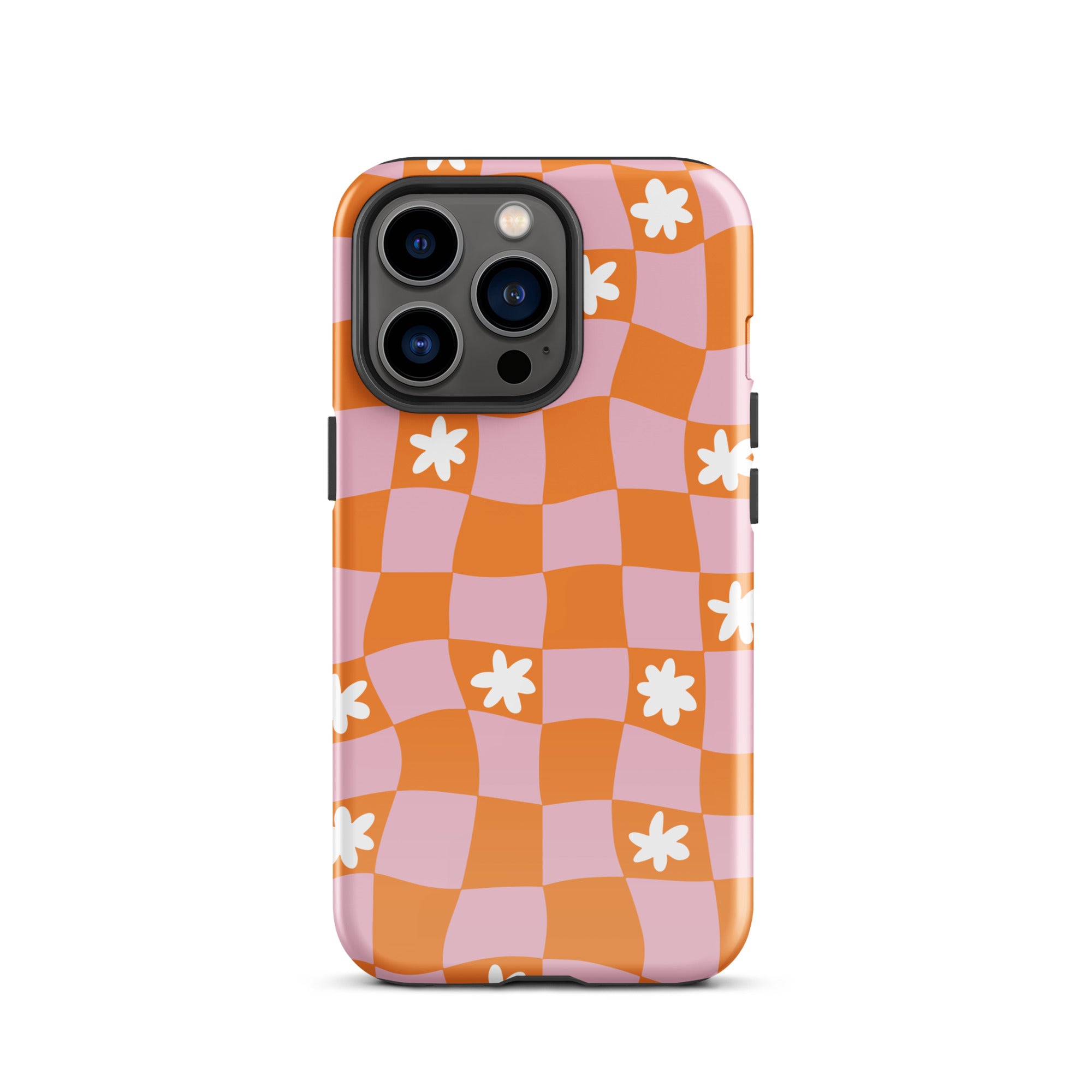 Groovy Check iPhone Case