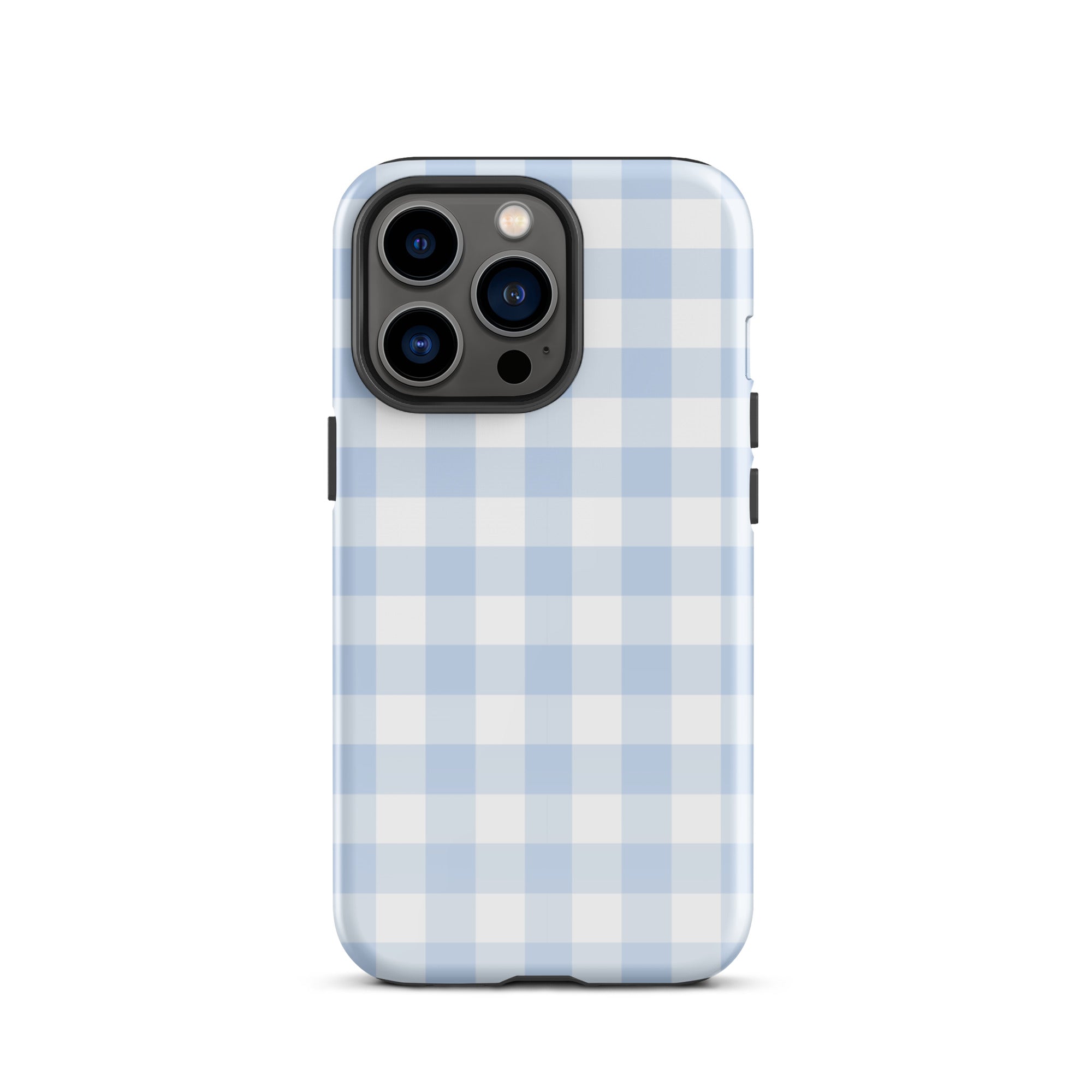 Blue Gingham iPhone Case
