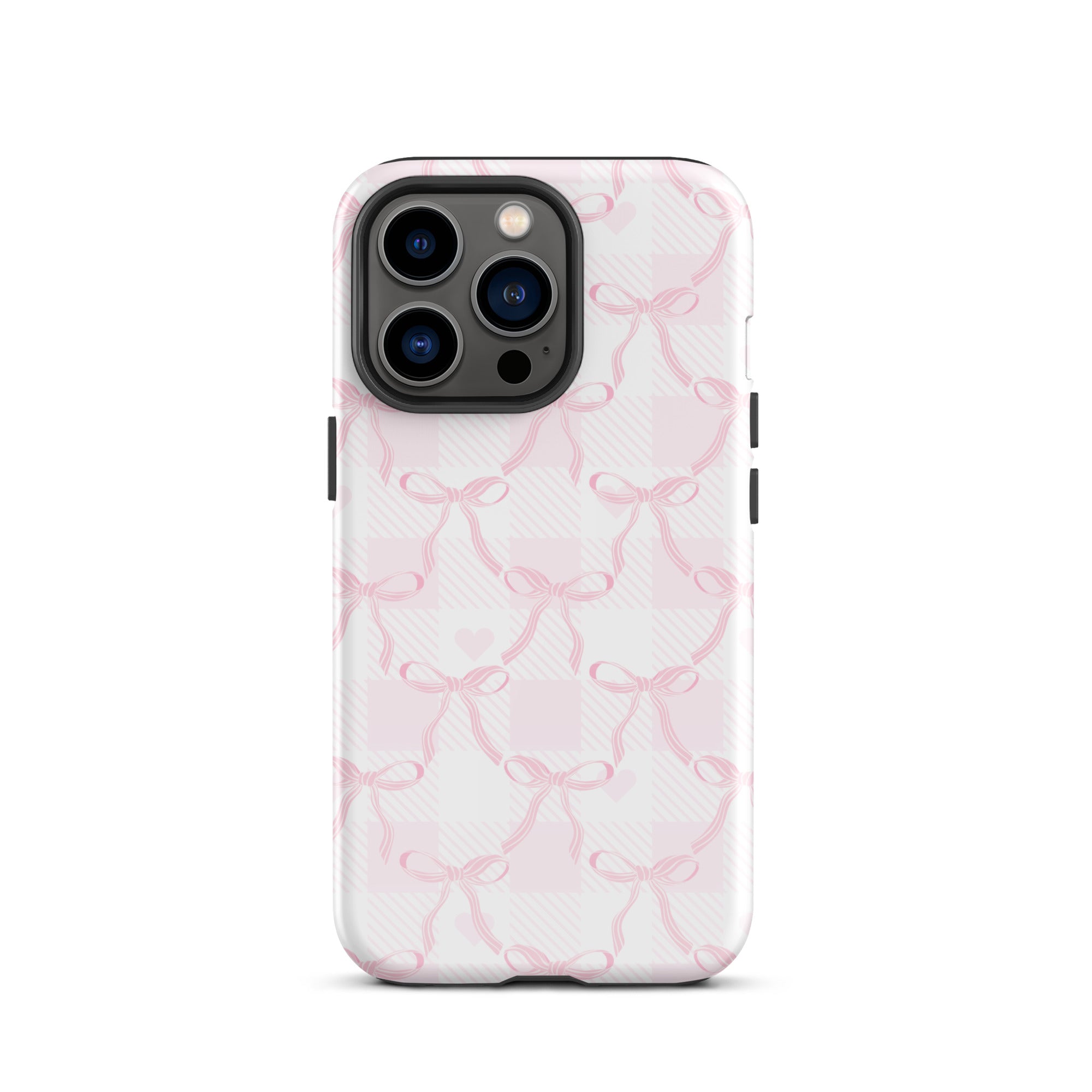 Pink Ribbon Bows iPhone Case