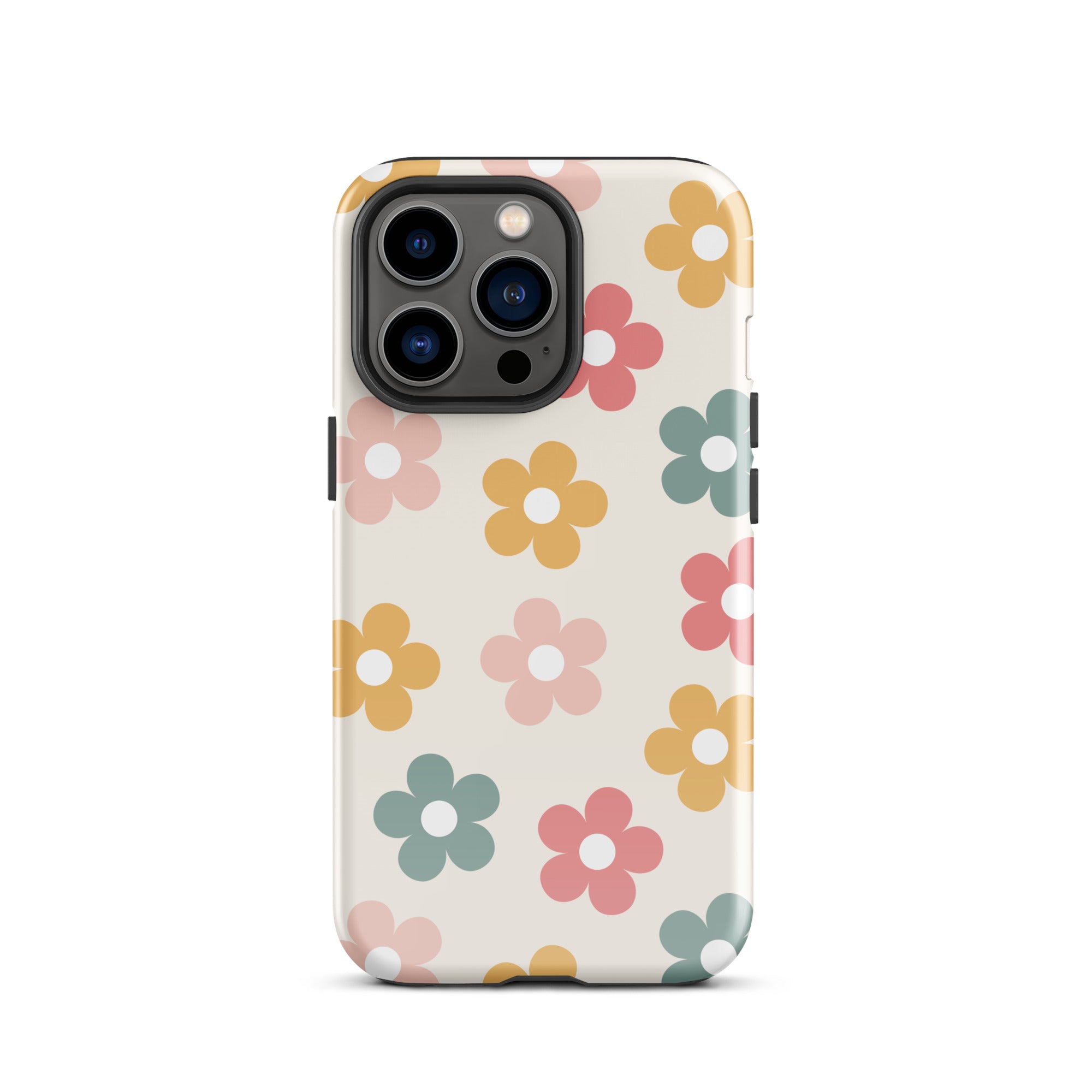 Boho Retro Flowers iPhone Case