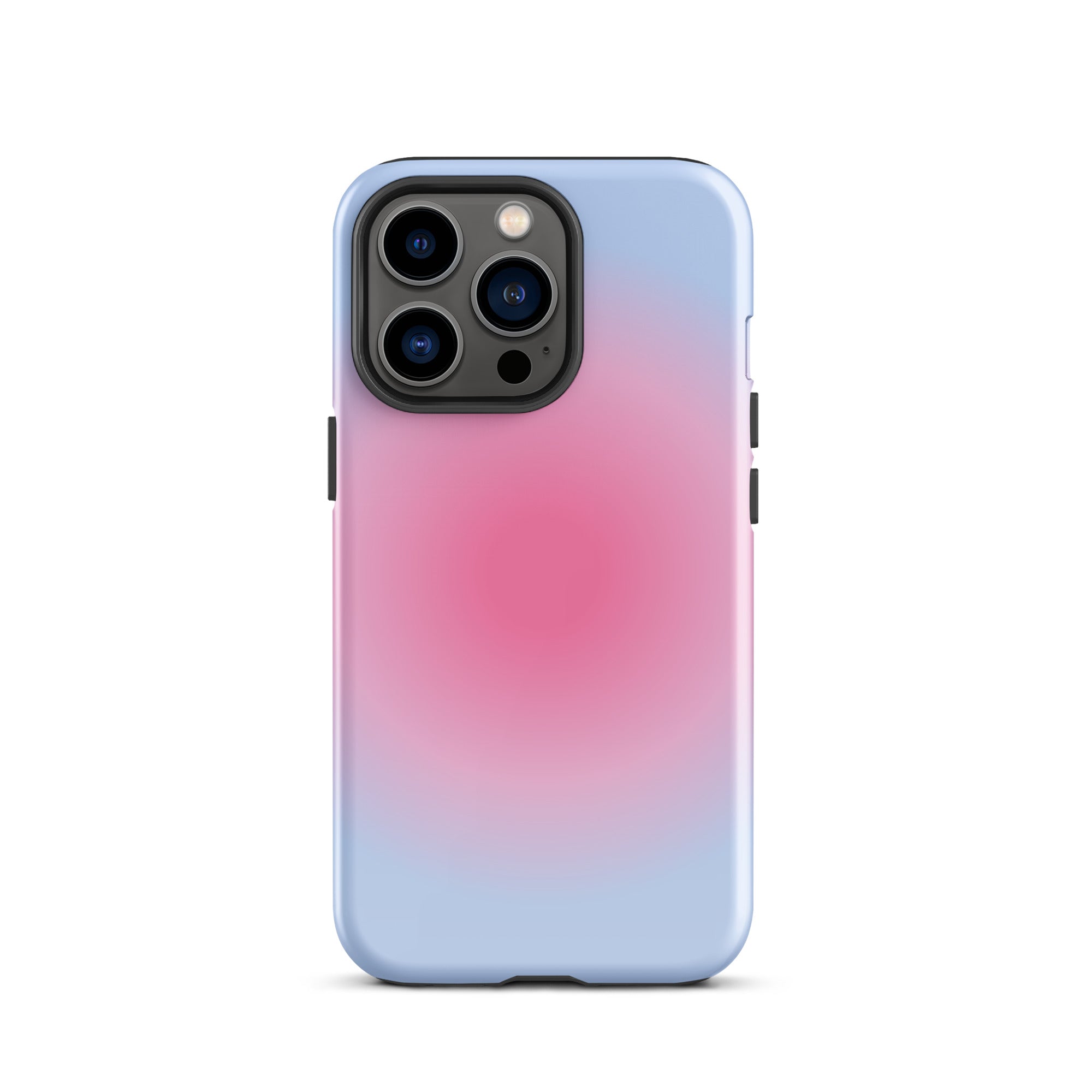 Pink & Blue Aura iPhone Case