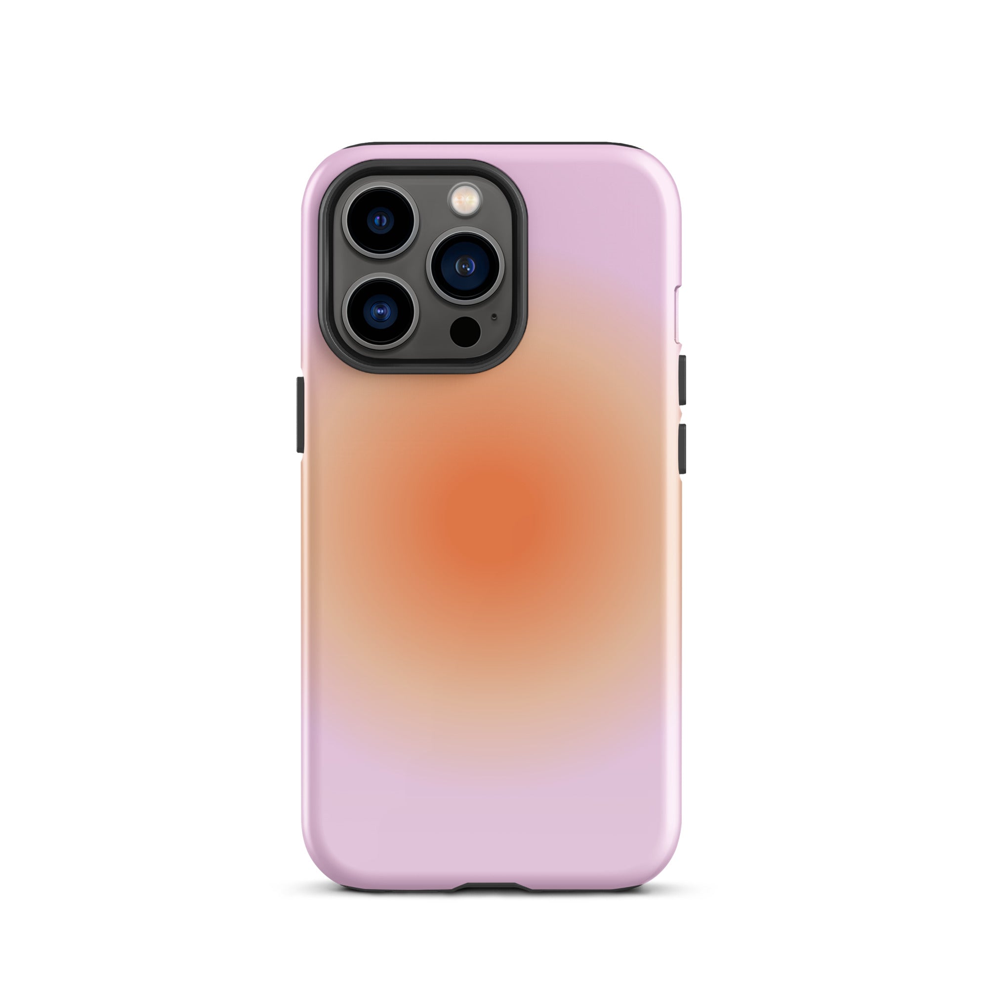 Orange & Purple Aura iPhone Case