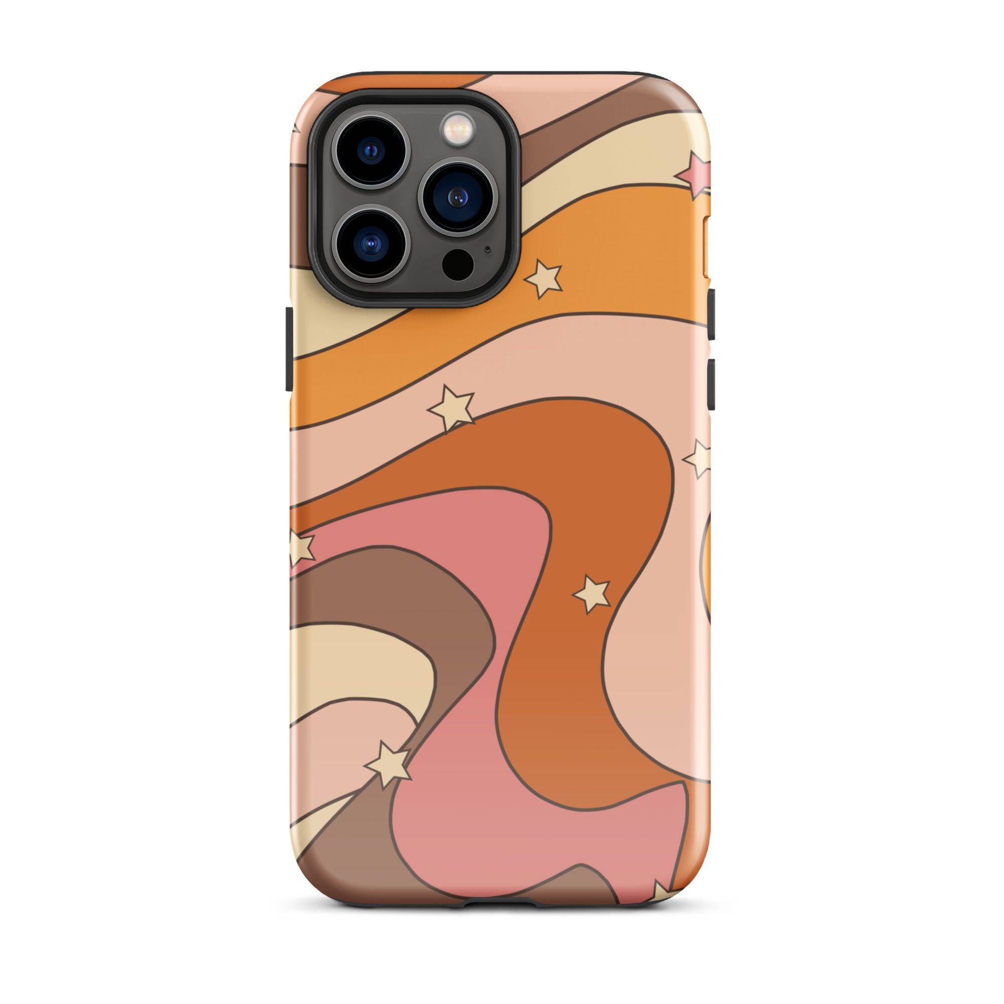 Stars Wavy iPhone Case iPhone 13 Pro Max Glossy
