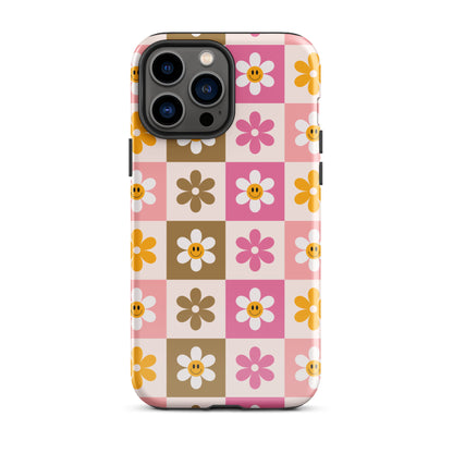 Smiley Flowers iPhone Case